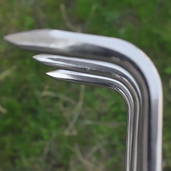 Gartenharke; Gefertigt aus beschichtetem Metall für lange Haltbarkeit
