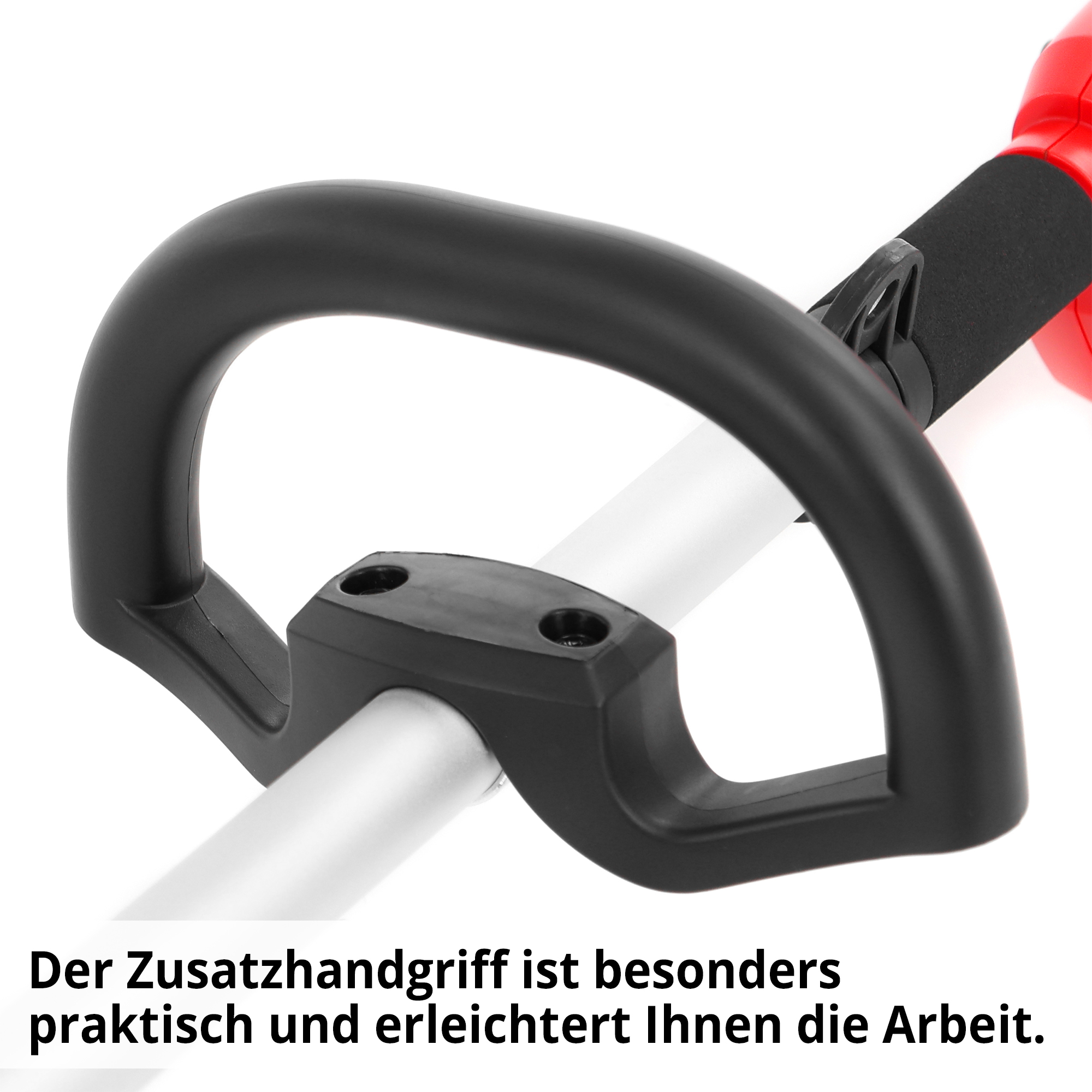 Akku Freischneider; Zusatzhandgriff erleichtert die Arbeit