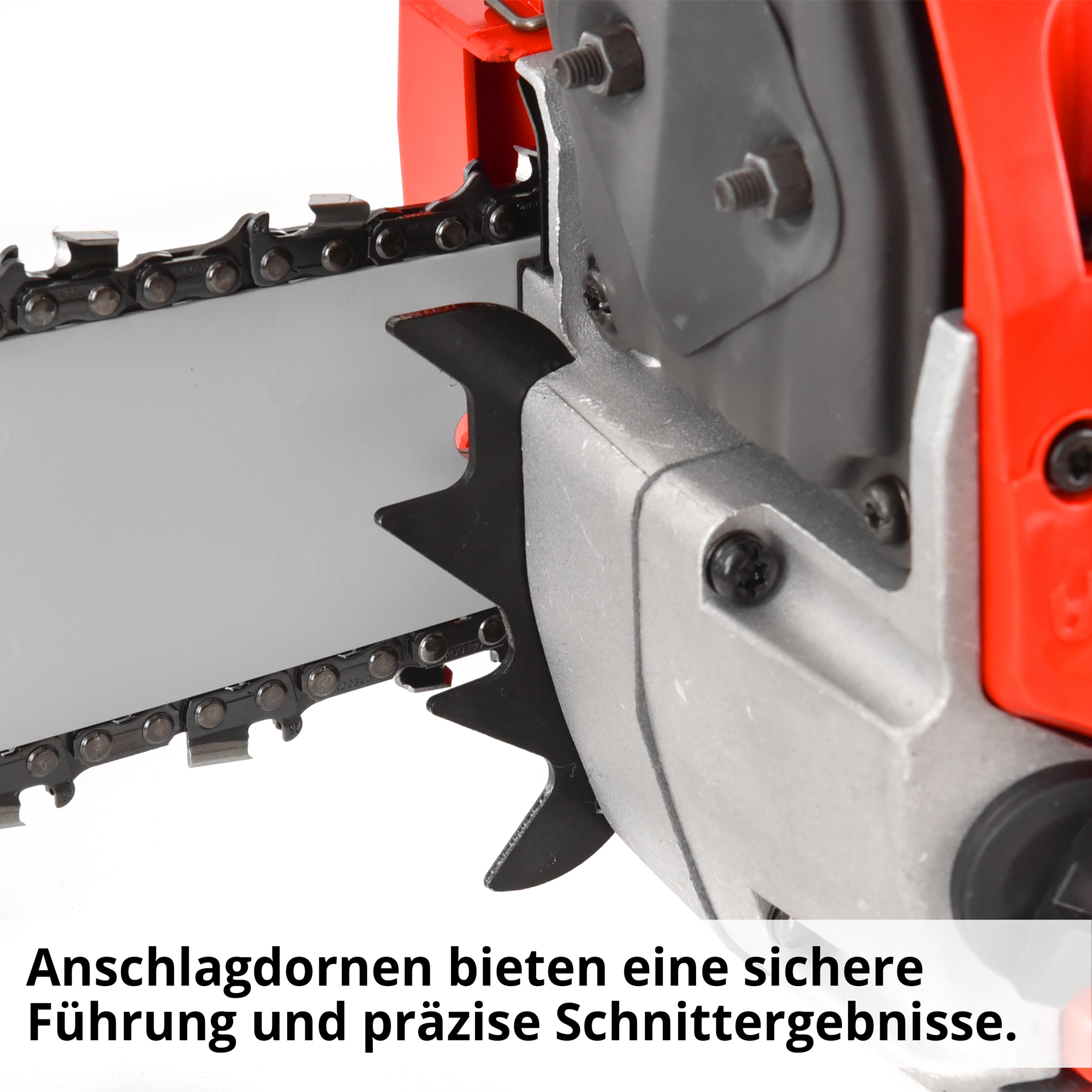 HECHT Motorsäge 945 Motorsäge mit Anschlagdornen für eine sichere Führung und präzise Schnittergebnisse