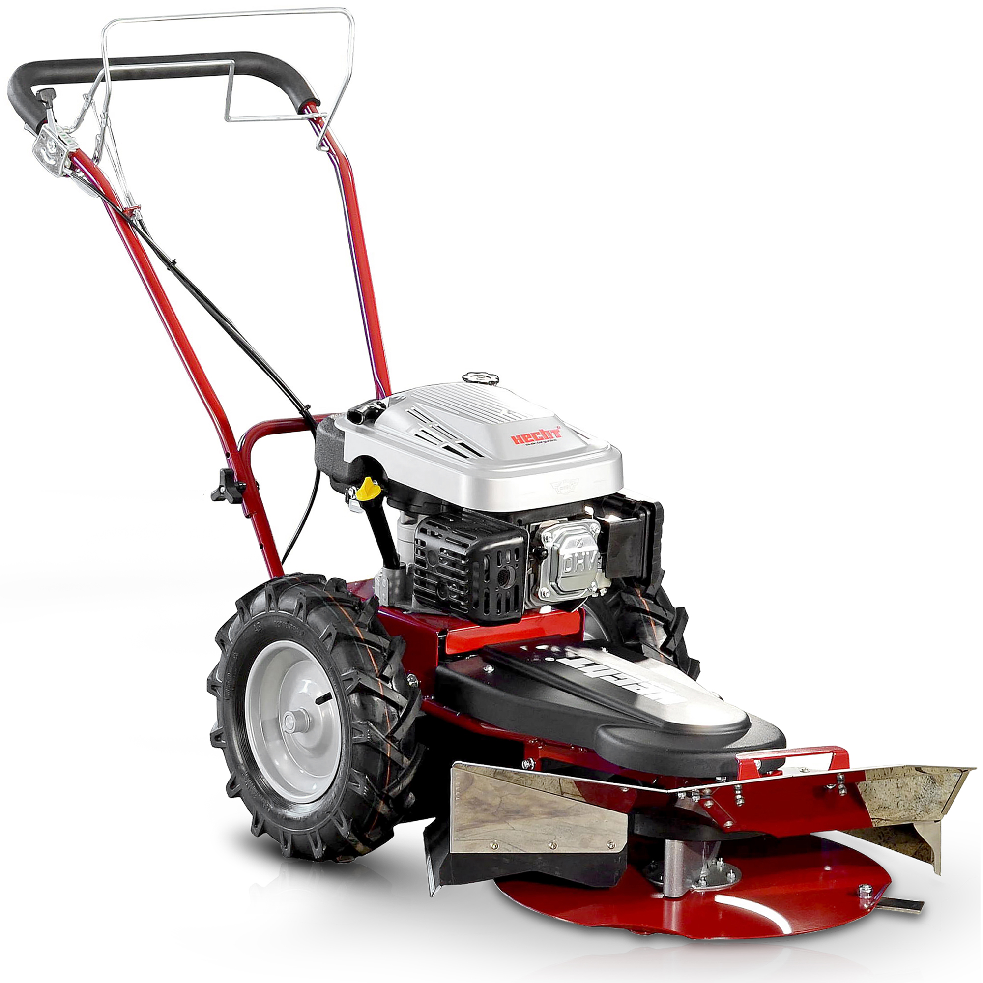 Hecht Kreismäher 5060 mit 60 cm Schnittbreite Radantrieb und zwei robusten Pendelmessern 