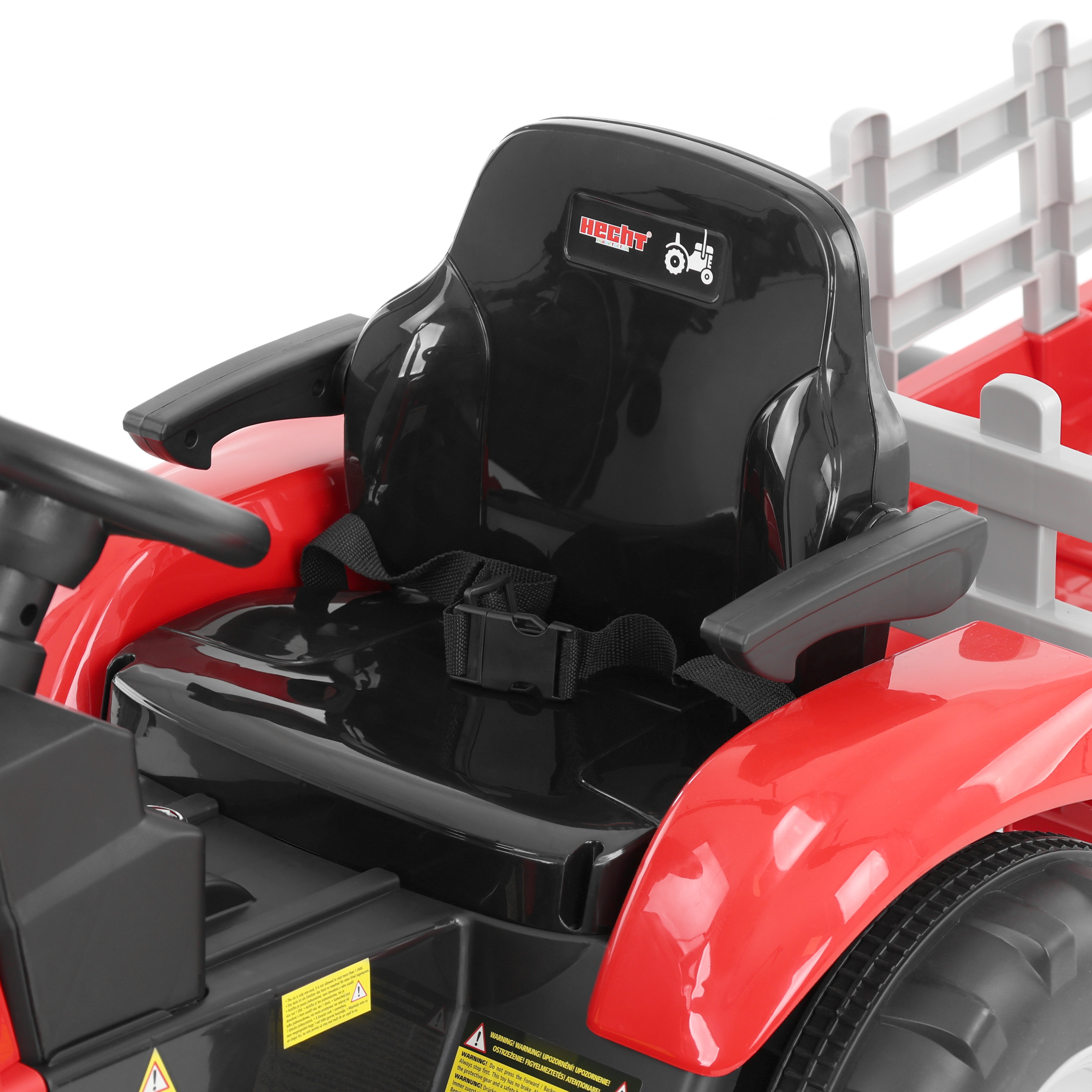 Kinderfahrzeug Traktor HECHT 50825 RED mit realistischen Lichteffekten