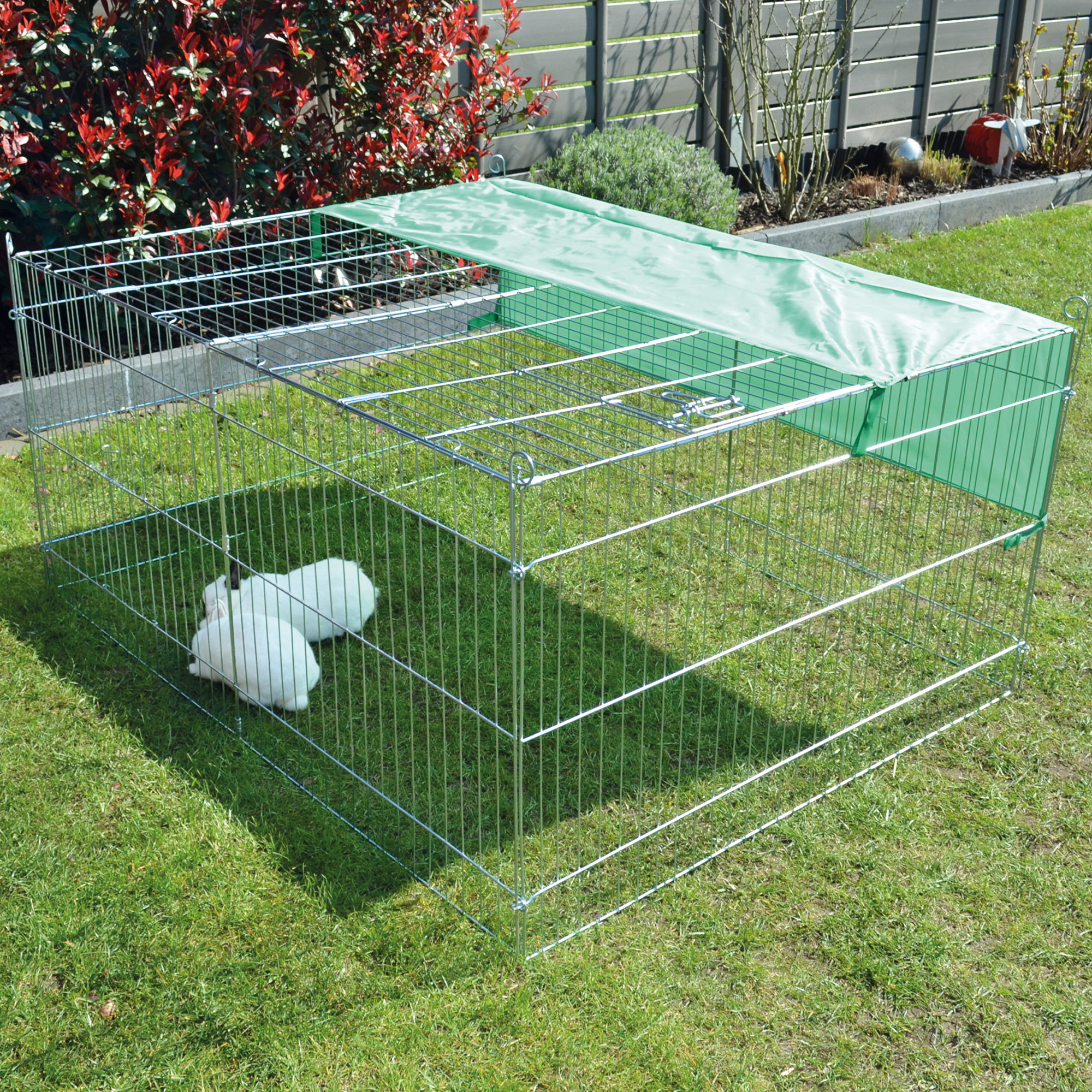 Freilaufgehege für Hasen im Garten – sicher, geräumig und hochwertig