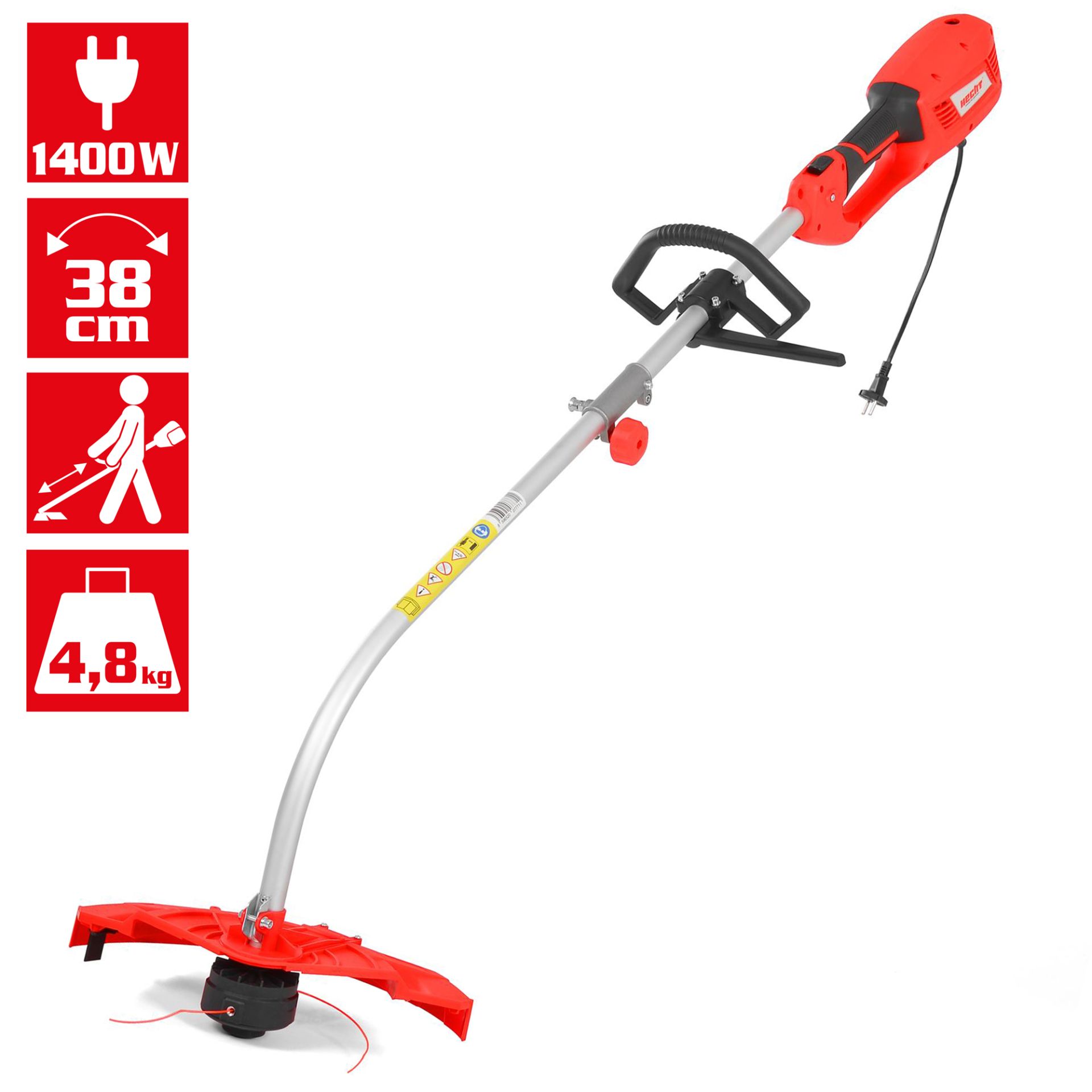  HECHT Elektro Freischneider 1299 Elektro Freischneider für anspruchsvolle Gartenarbeiten