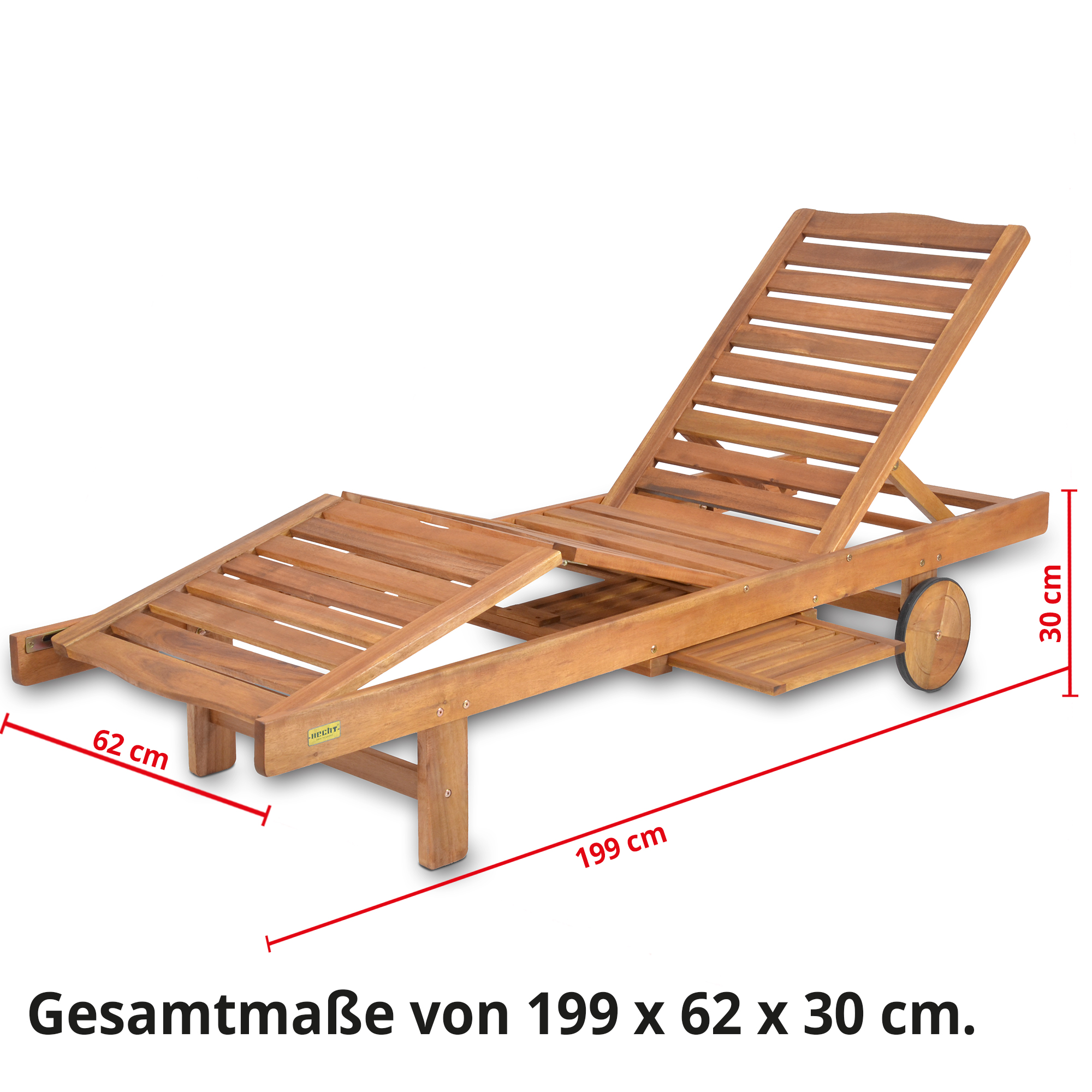 HECHT Sonnenliege »Resort A« Größe und Maße 