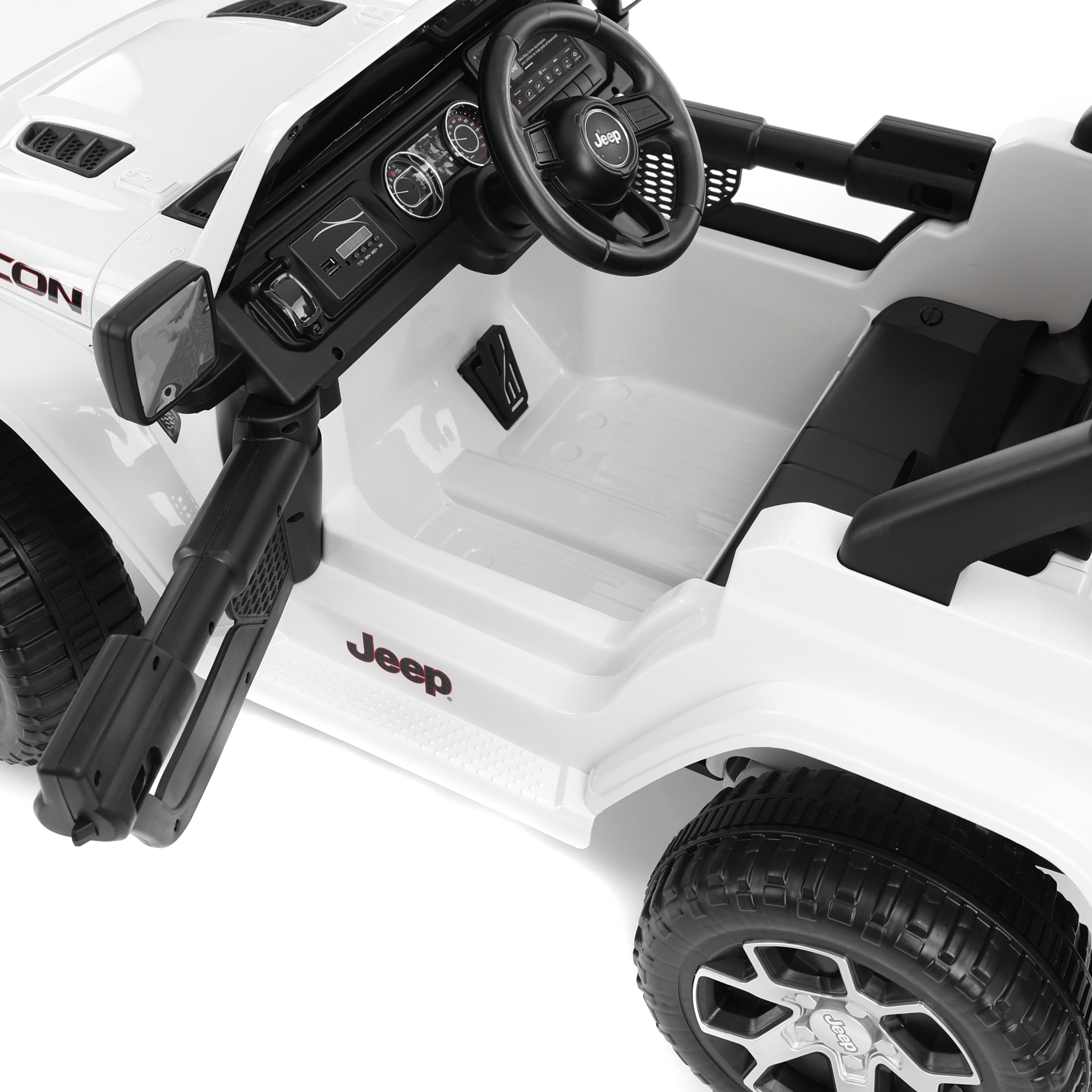 HECHT Jeep Wrangler Rubicon Weiß für Abenteuer im Garten und auf Wegen