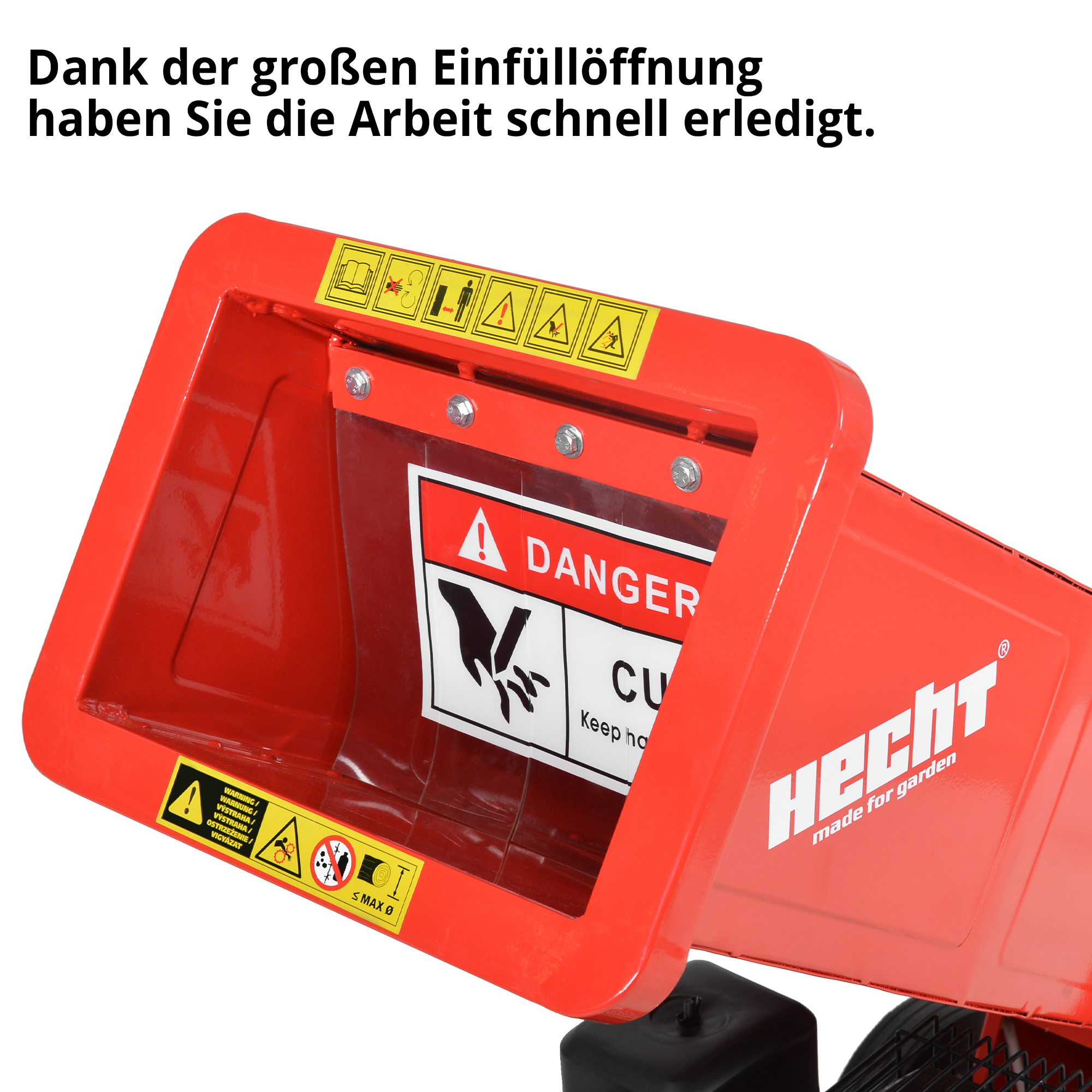 HECHT Benzin Gartenhäcksler 6208 Benzin Gartenhäcksler mit großer Einfüllöffnung HECHT Benzin Gartenhäcksler 6208 Benzin Gartenhäcksler mit großer Einfüllöffnung