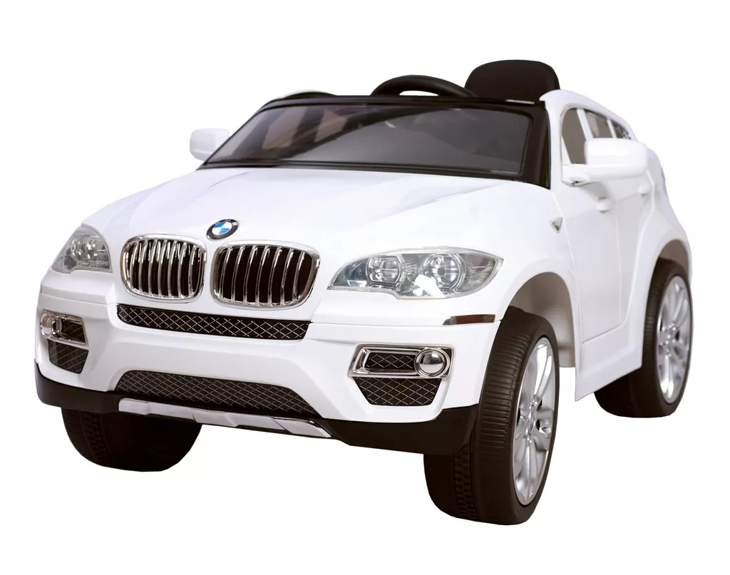 Kinder Elektroauto BMW X6 Weiß offiziell lizenziert mit sportlichem Design