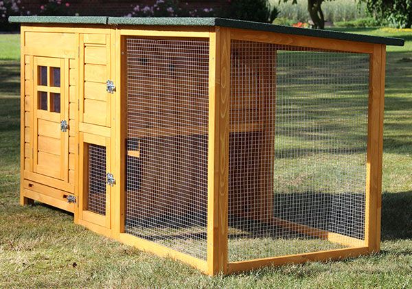 zooprinz Hühnervoliere Flexi ohne Auslauf massives Vollholz