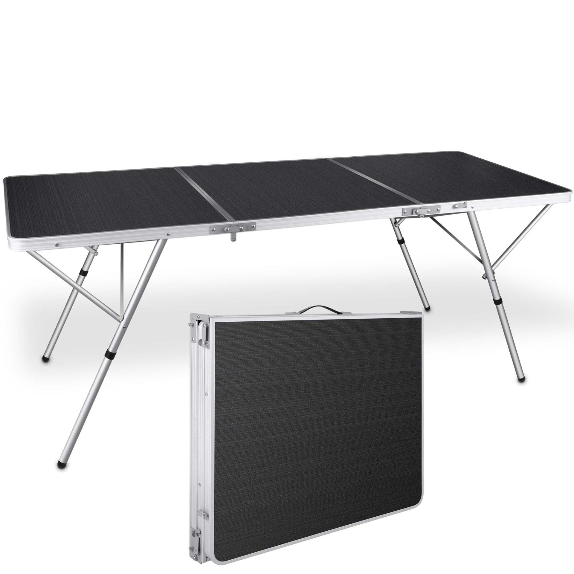 Klapptisch Sylt - Zuverlässige Verriegelung für sicheren Stand auf unebenen Flächen