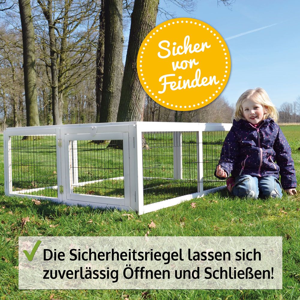zooprinz Auslauf »Rabbit Run XL« Sicherheitsriegel 