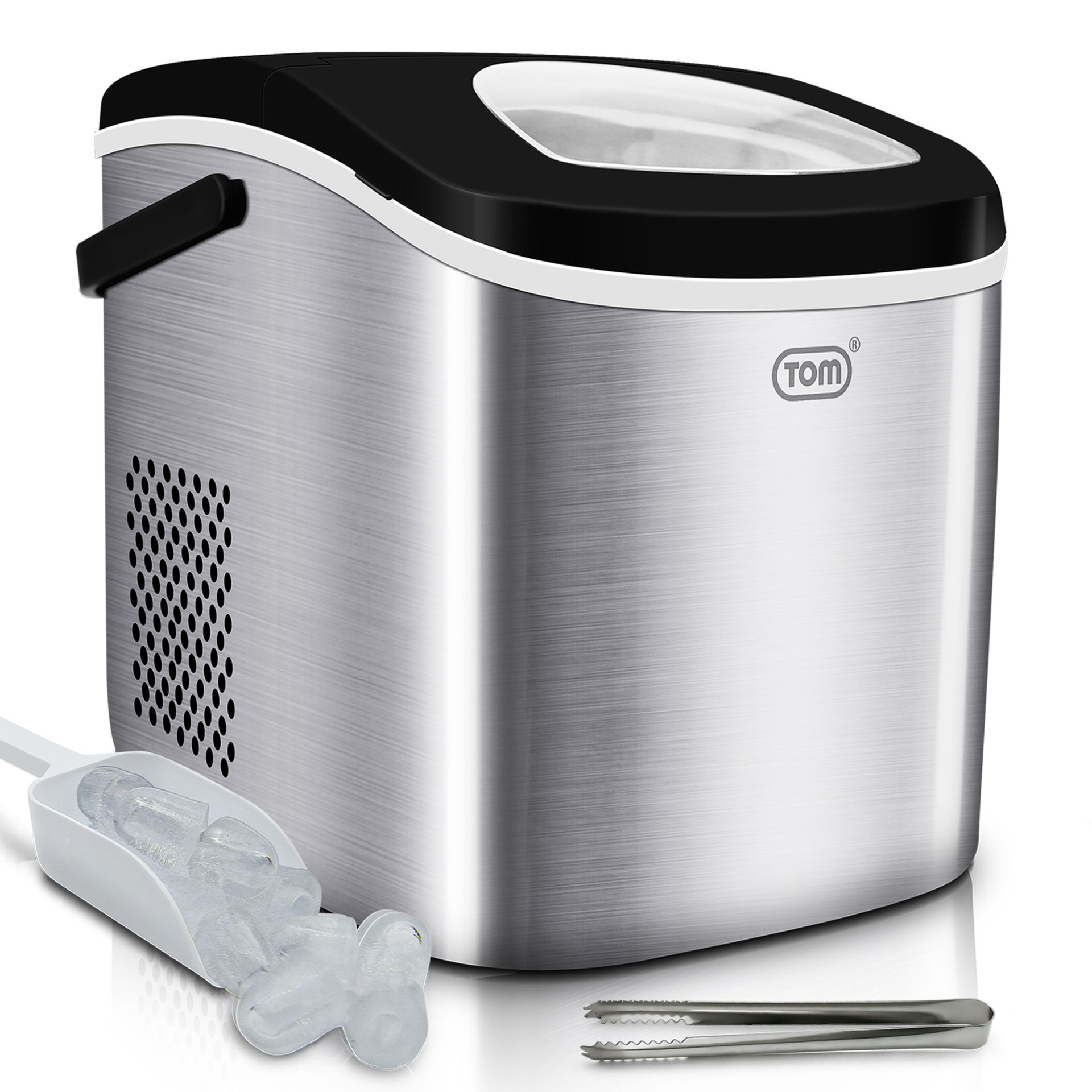 TOM Eiswürfelmaschine IC-120 Edelstahl