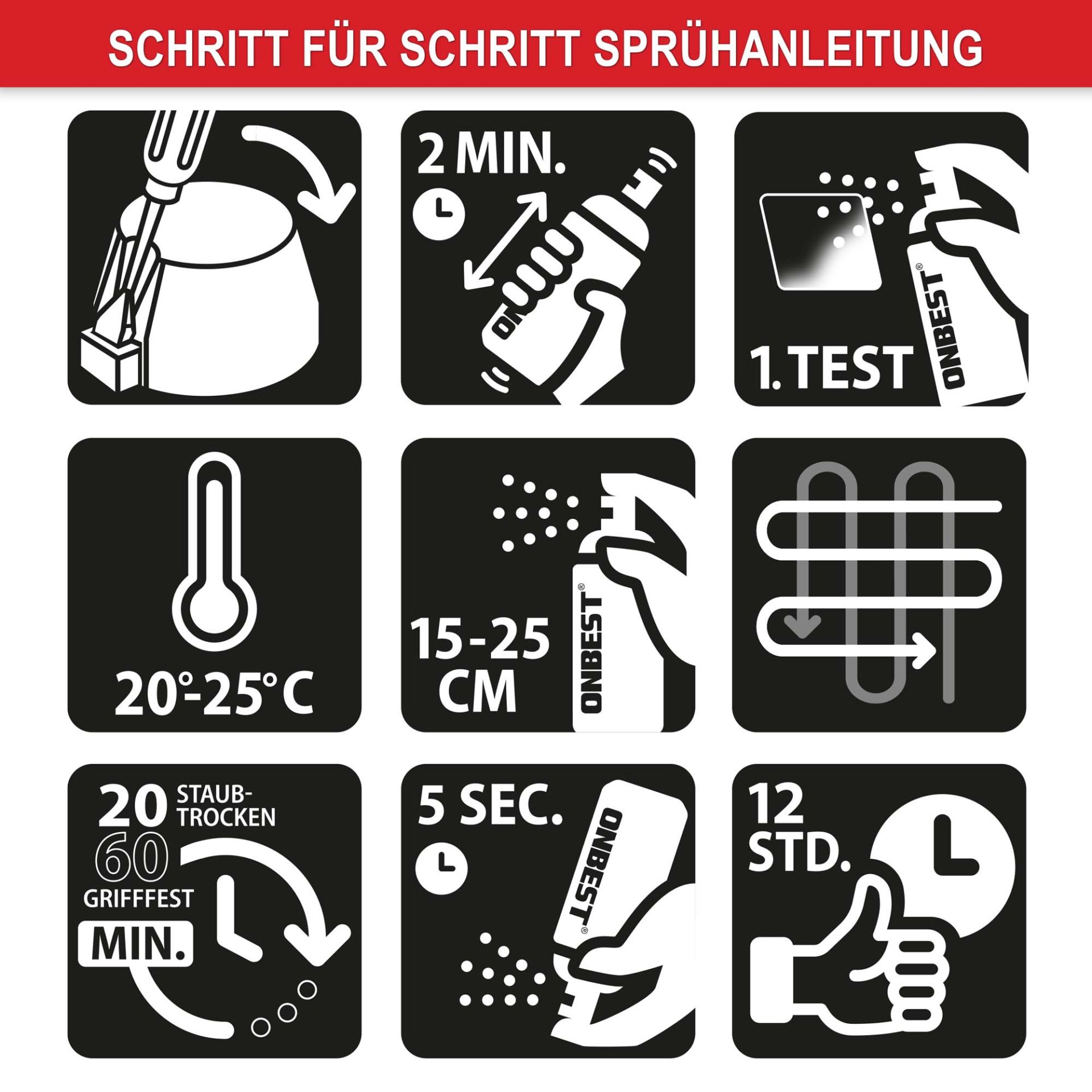 Lackspray Gold - leichte Anwendung