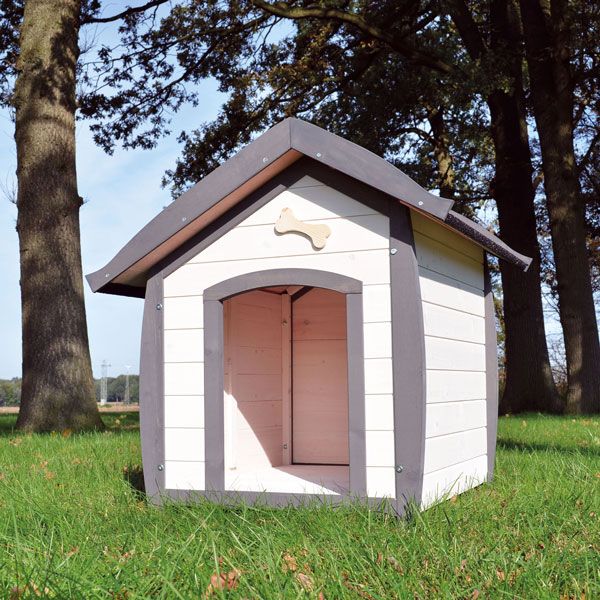 zooprinz Hundehütte »Bella« weiße Hundehütte