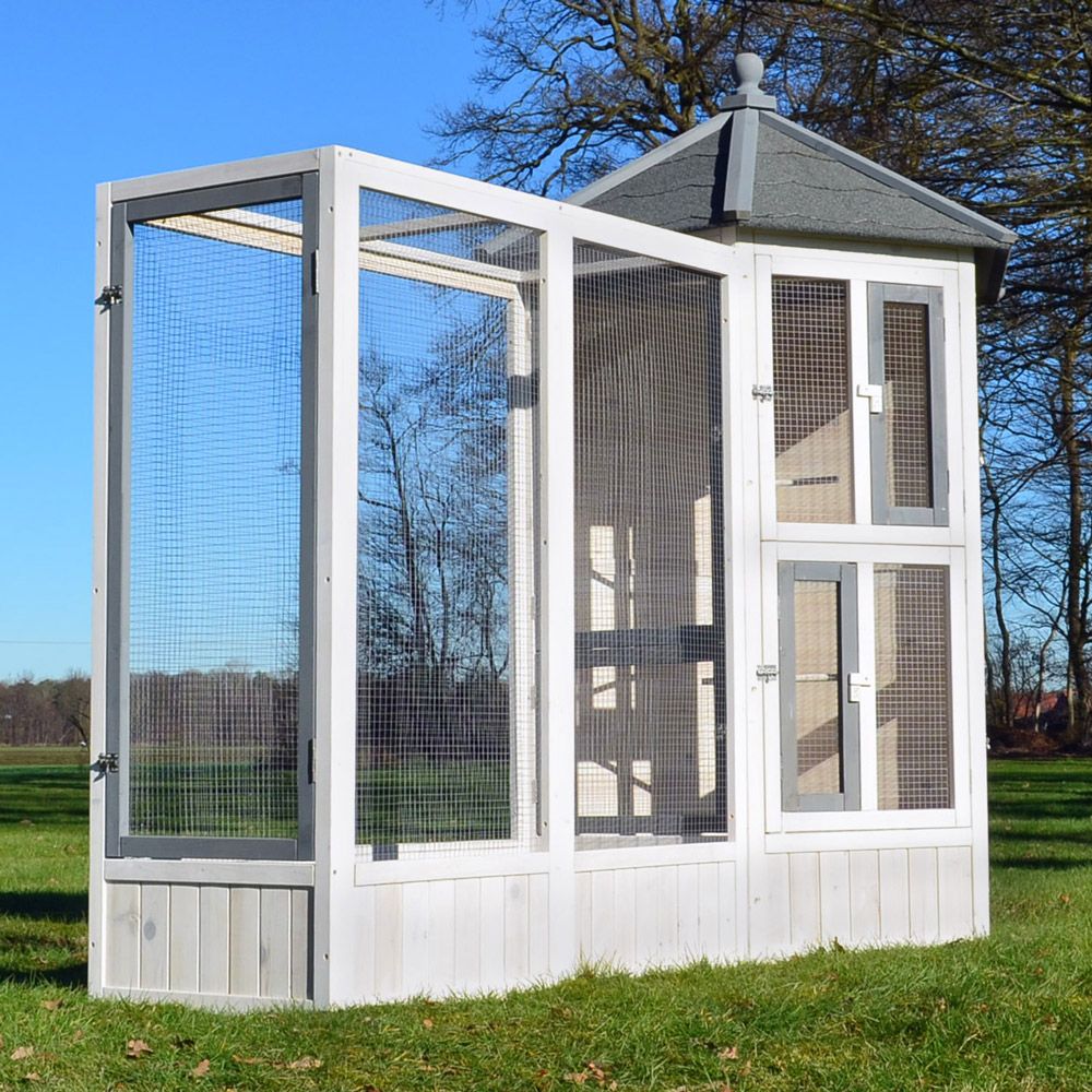 Vogelkäfig zooprinz Luise rund mit 100 cm Durchmesser und 180 cm Höhe