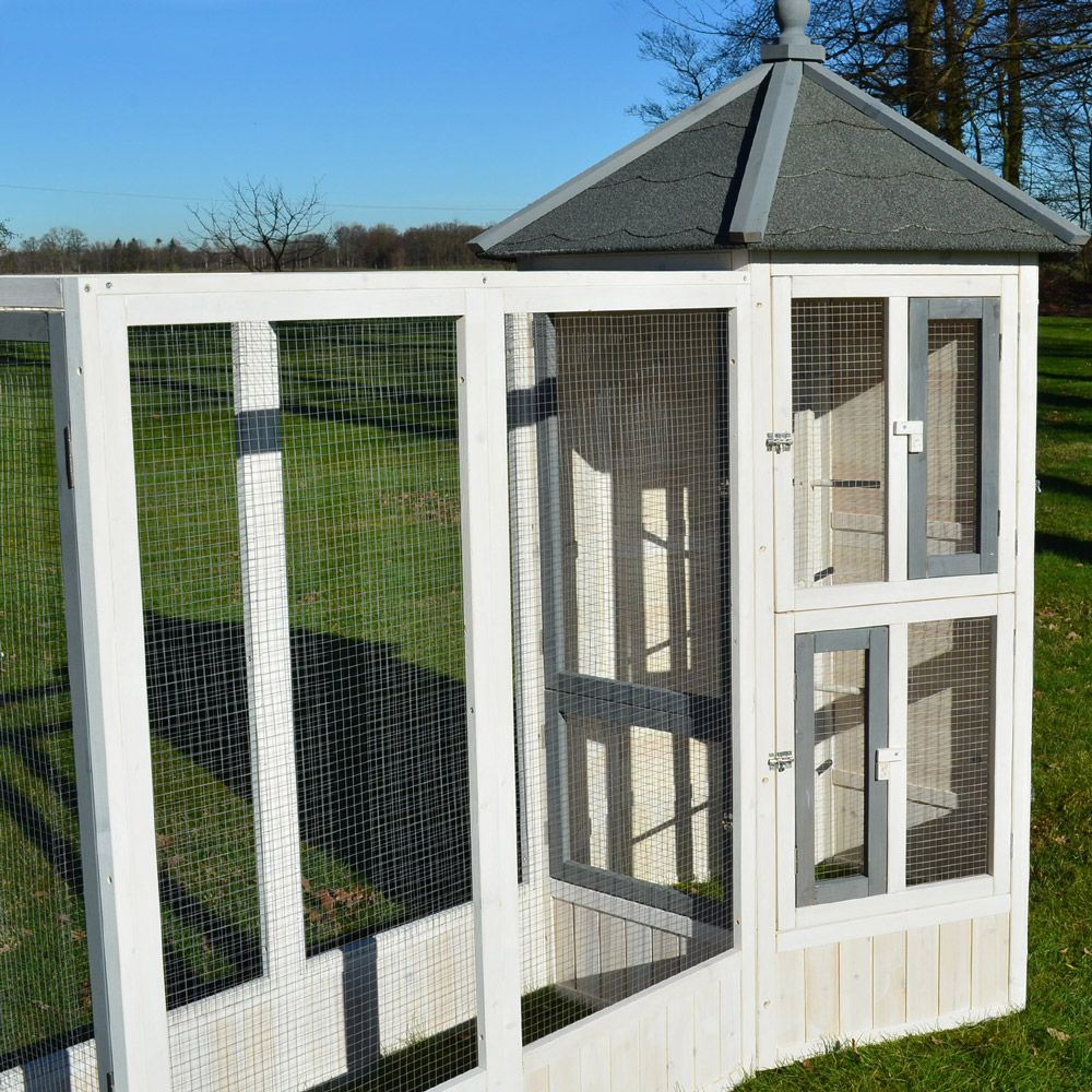 Vogelhaus Voliere zooprinz Luise stabil aus Kiefernholz gefertigt Vogelhaus Voliere zooprinz Luise stabil aus Kiefernholz gefertigt