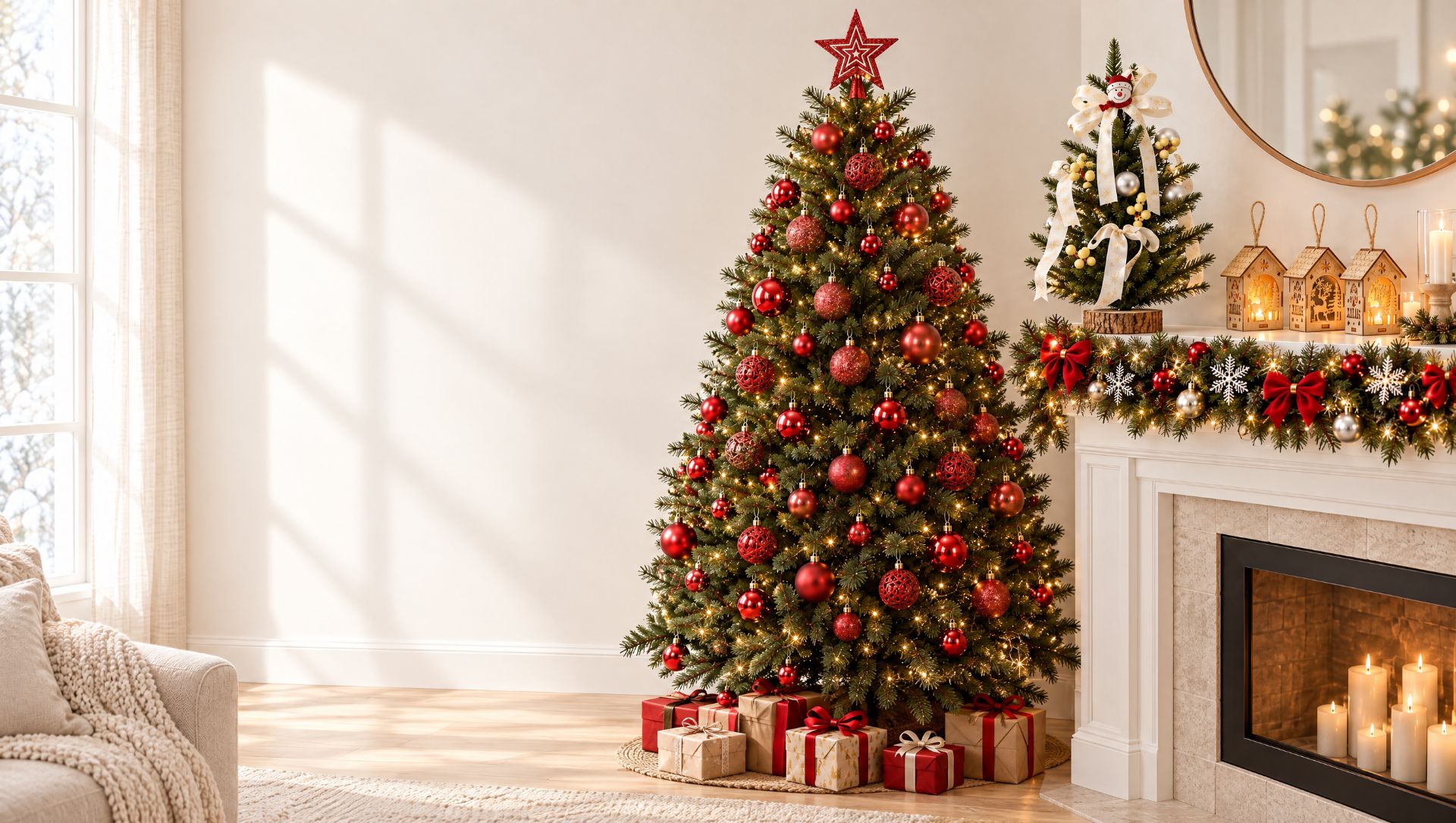 Weihnachten: Weihnachtsbäume, Kugeln & Deko