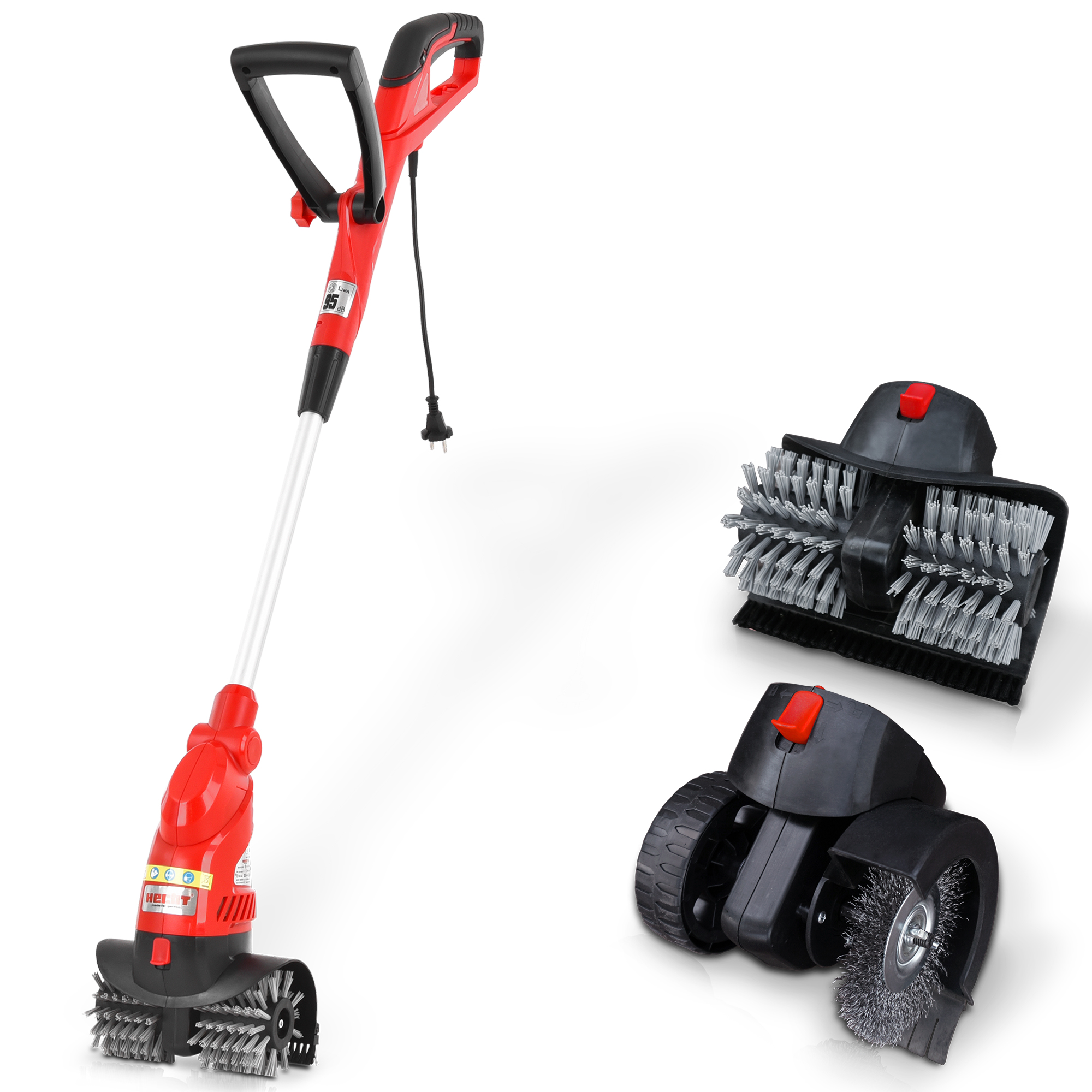 HECHT 445 Unkrautbürste inklusive 1x Nylon Flächenbürste und 1x Metall flächenbürste HECHT 445 Unkrautbürste inklusive 1x Nylon Flächenbürste und 1x Metall flächenbürste