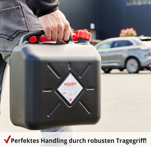 HECHT Benzinkanister »20 Liter« Benzinkanister mit robustem tragegriff