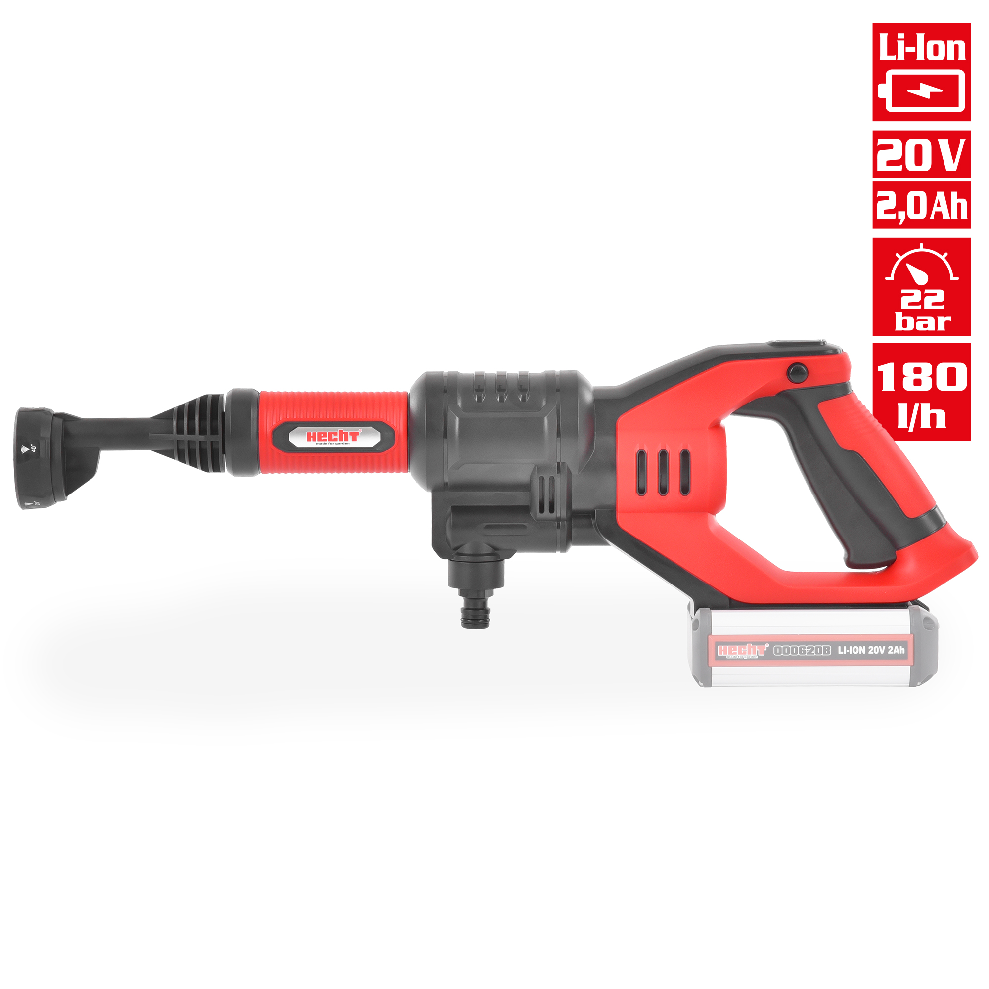 HECHT 3025 Akku Hochdruckreiniger mit vielen Vorteilen HECHT 3025 Akku Hochdruckreiniger mit vielen Vorteilen