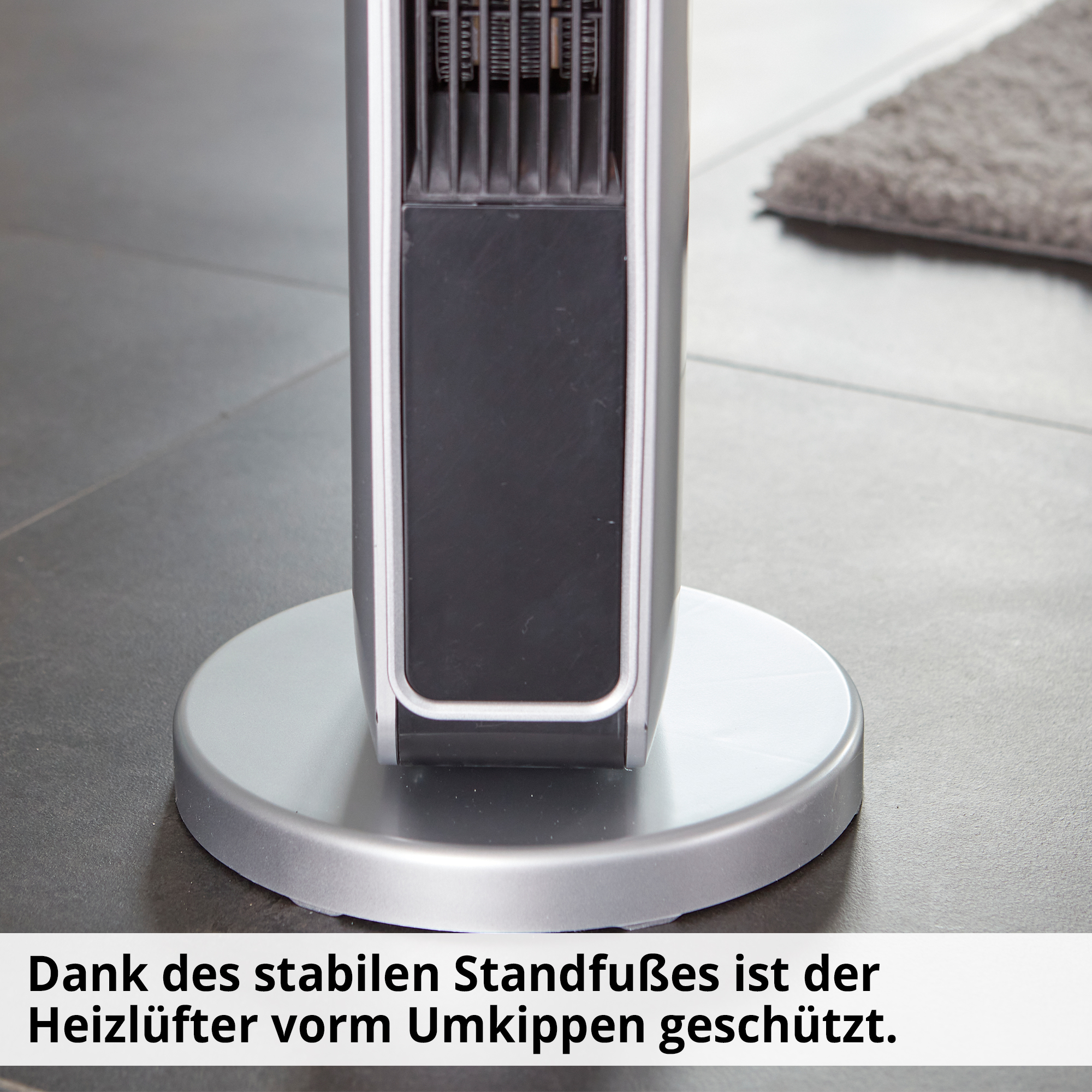 Keramik Heizlüfter; stabiler Standfuß