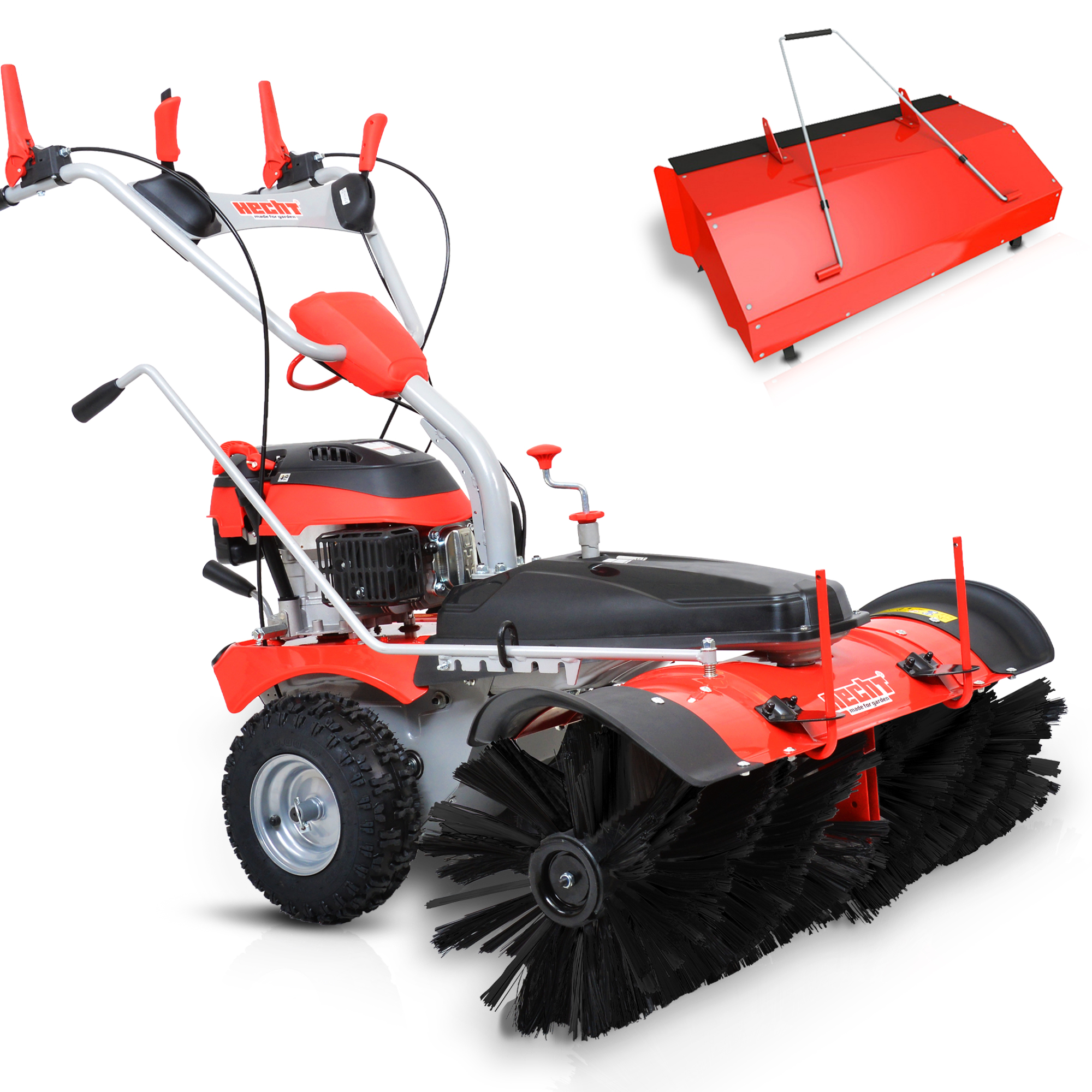 HECHT Benzin Kehrmaschine 8101 S inklusive Auffangbox
