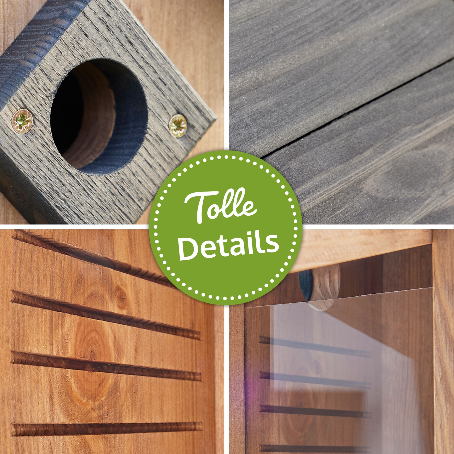 Nistkasten; Details wie der Räuberschutz