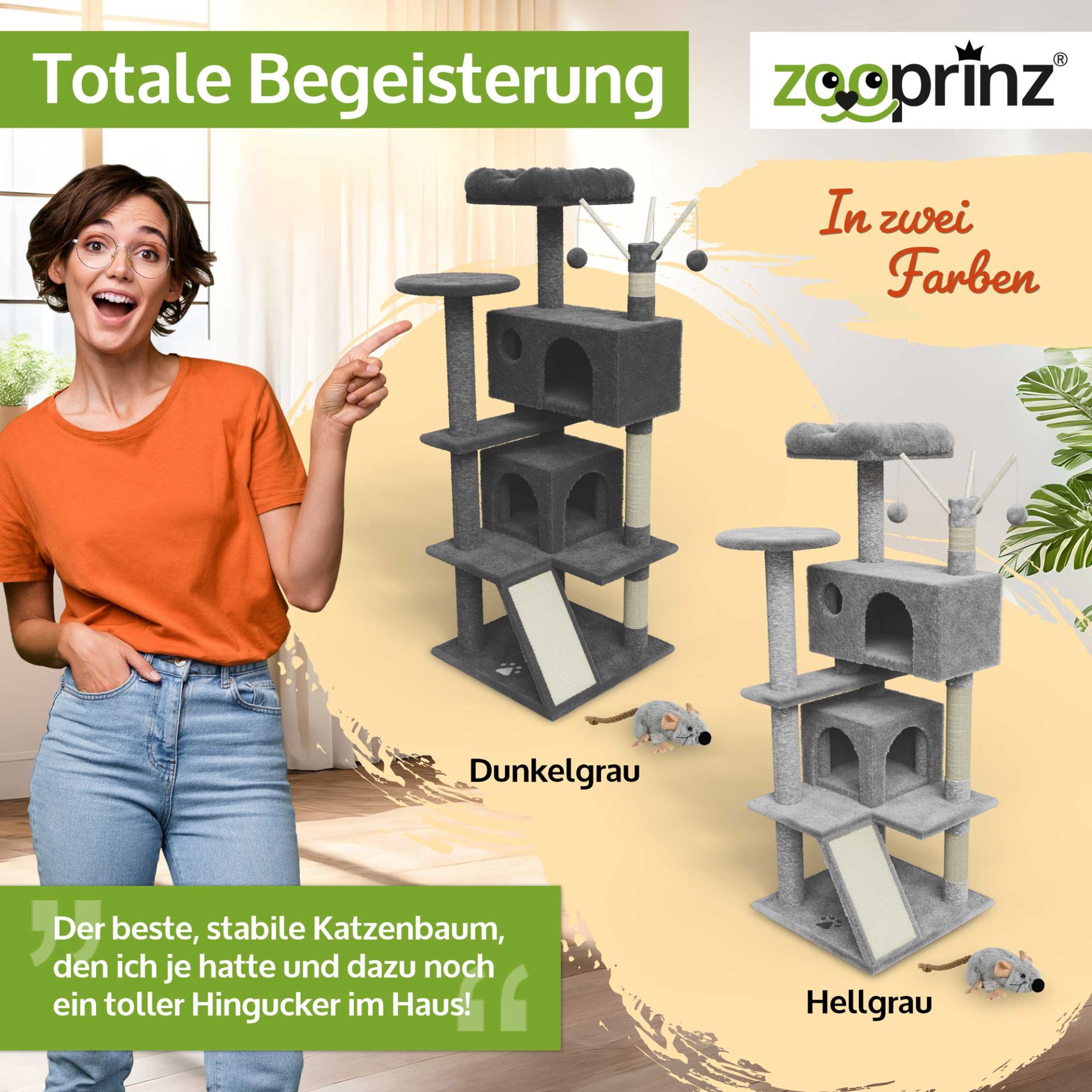 Katzenbaum Kitty; beste Kundenzufriedenheit