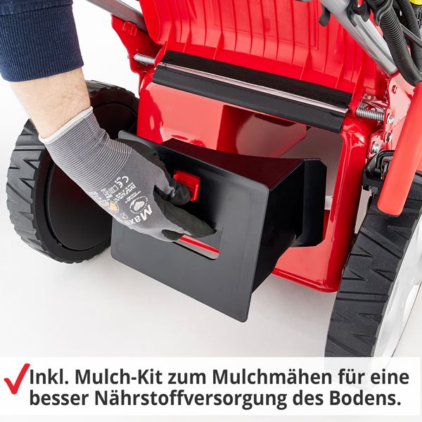 HECHT Benzin Rasenmäher »5484 SXE« Benzin Rasenmäher mit Mulch-Kit