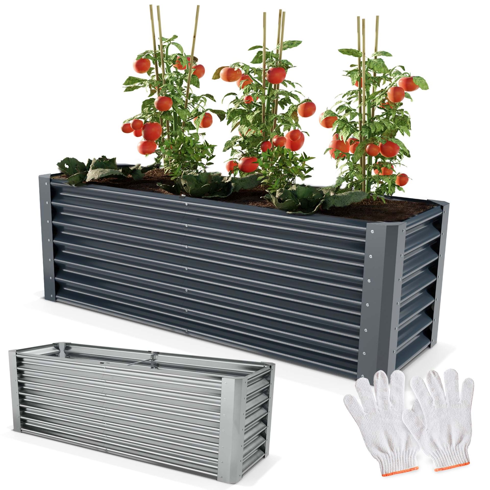 Hochbeet Stahl Anthrazit - In verschiedenen Farben erhältlich