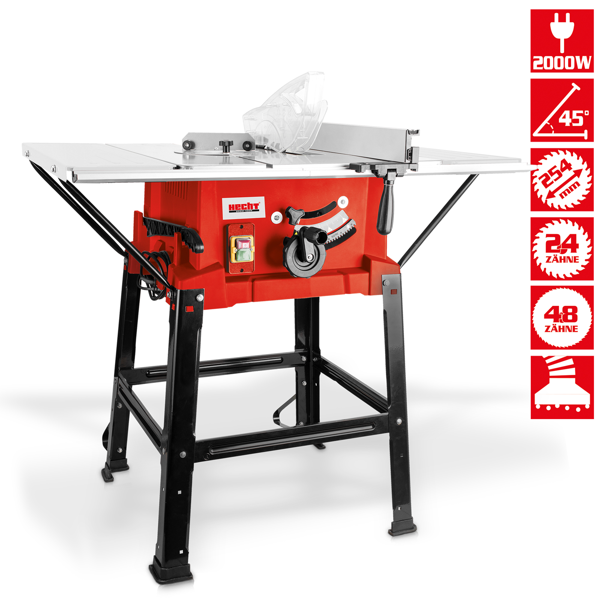 HECHT 8254 Tischkreissäge mit vielen Vorteilen HECHT 8254 Tischkreissäge mit vielen Vorteilen