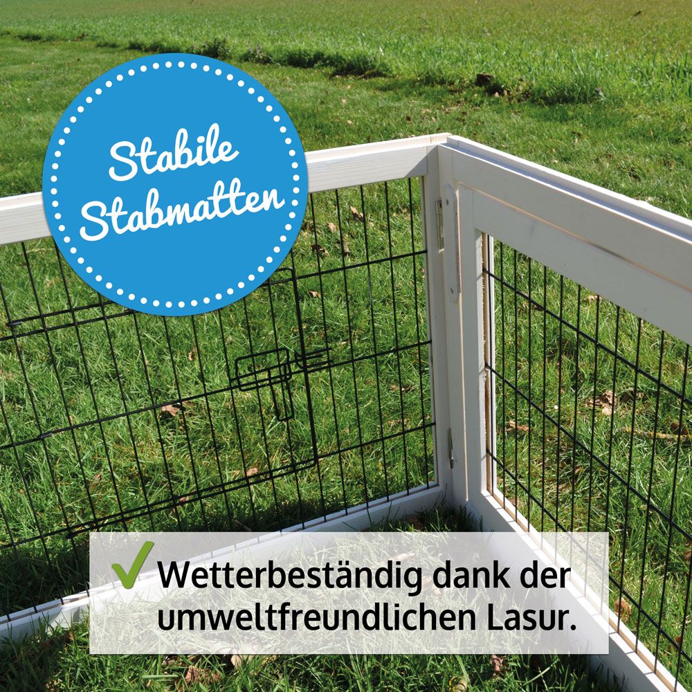 zooprinz Auslauf »Rabbit Run XL« Wetterfest umweltfreundliche Lasur