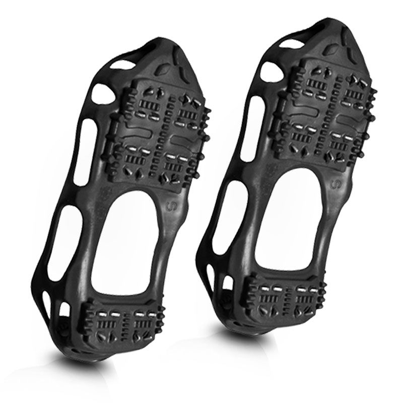 HECHT Schuhspikes Schwarz »Größe M« Schuhspikeaus flexibklem Gummi und einfacher Handhabung