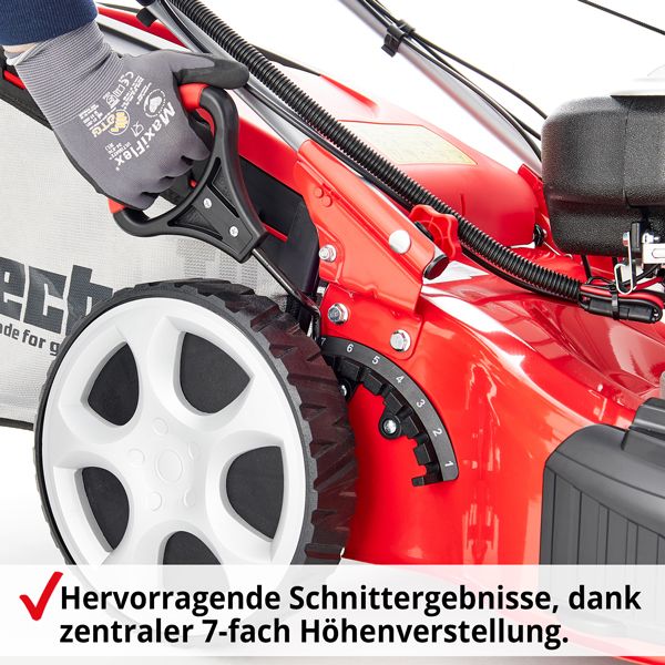 HECHT Benzin Rasenmäher »5534 SWE« Benzin Rasenmäher mit verstellbarer Schnitthöhe