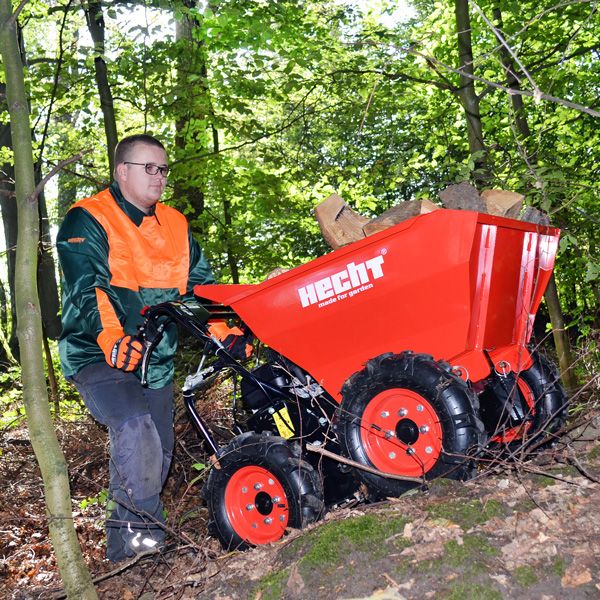 Hecht Motorschubkare mit hoher Traglast und trotzdem Geländegängig 