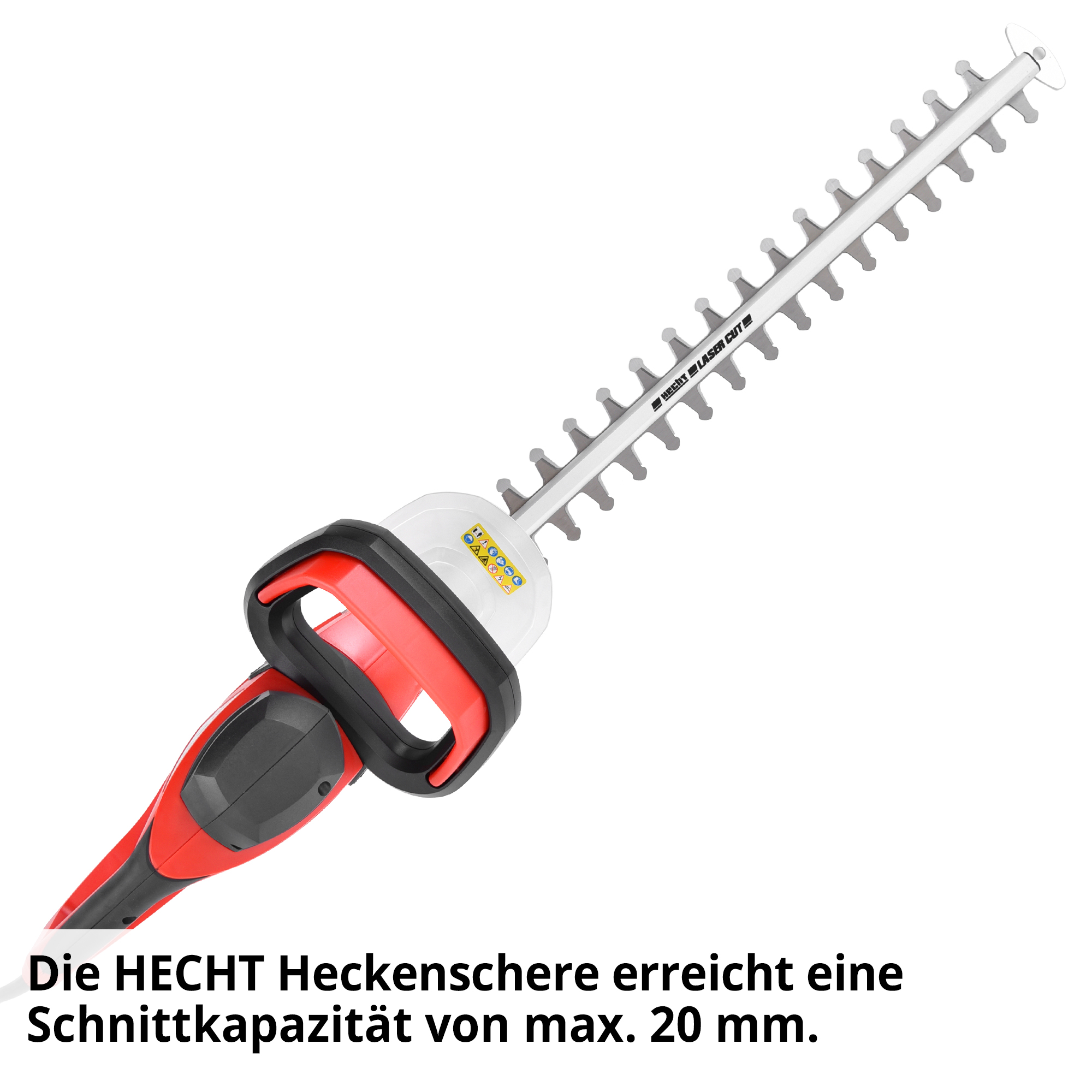 Hecht Elektro-Heckenschere mit max Schnittkapazität 20 mm