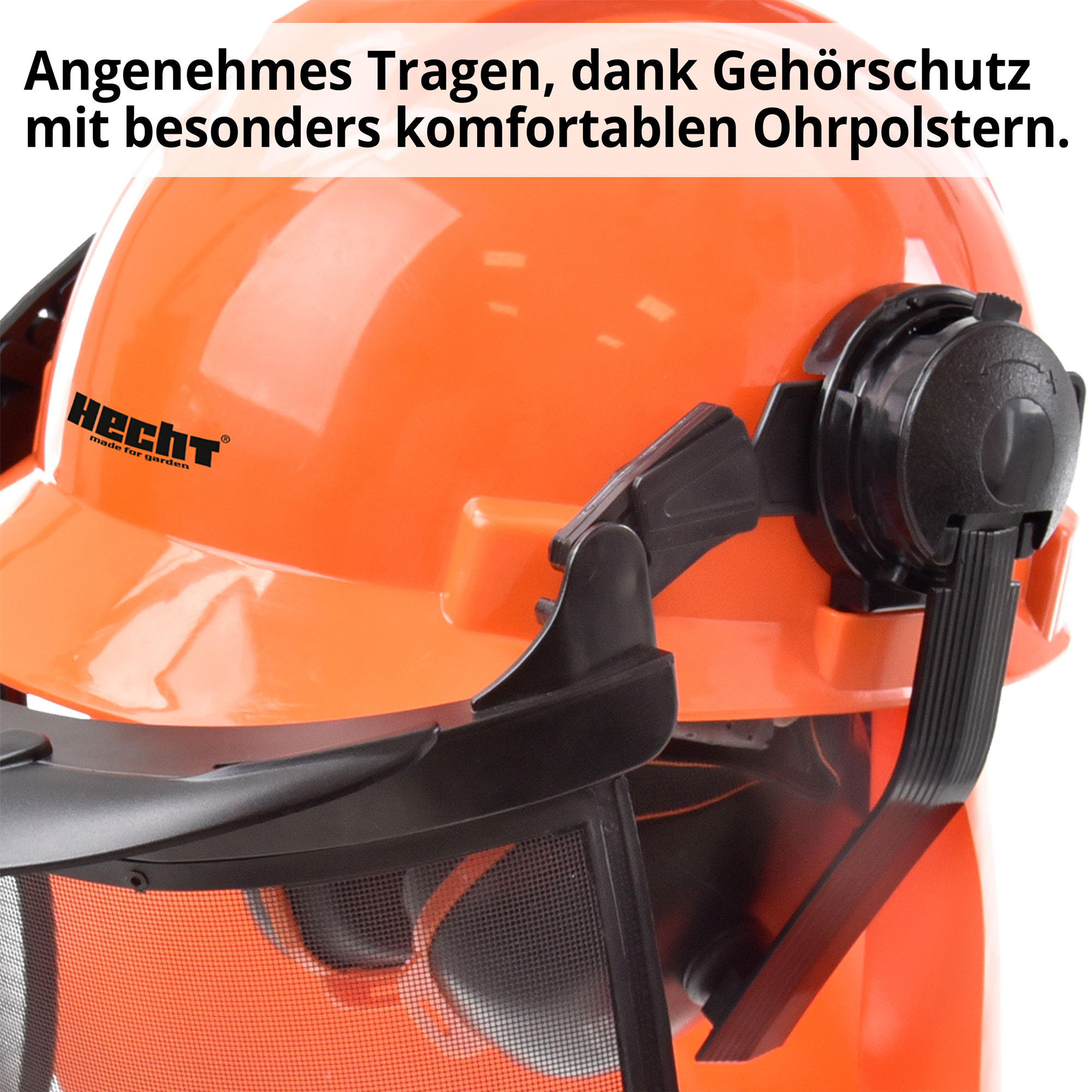 Angenehmes Tragen durch Gehörschutz mit besonders komfortablen Ohrpolstern