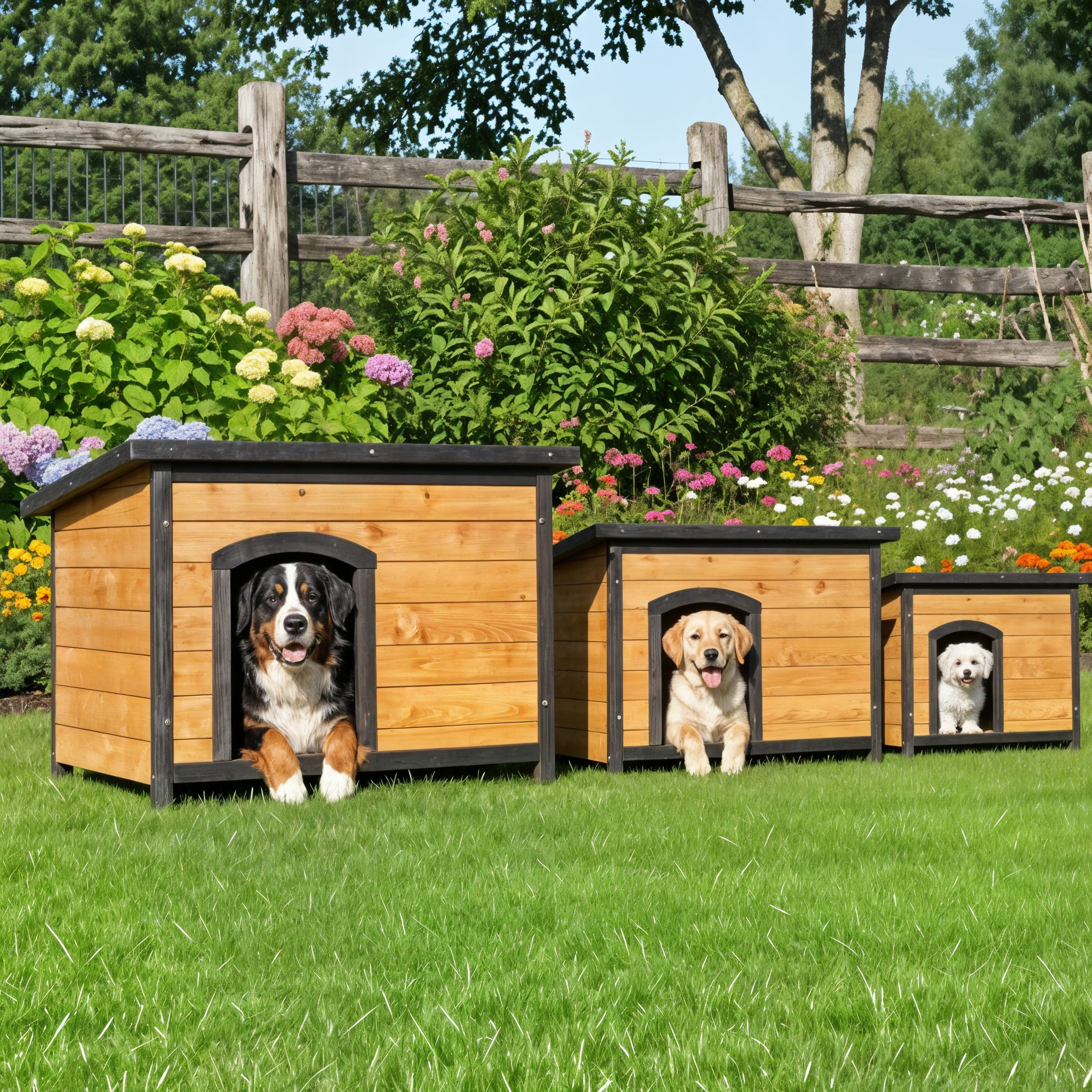 Hundehütten Carlo in 3 Größen von zooprinz