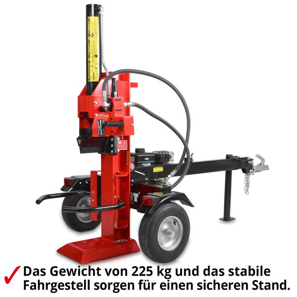 HECHT Benzin Holzspalter »6422« Benzin Holzspalter mit stabilem Fahrgestell