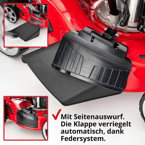 HECHT Benzin Rasenmäher »5484 SXE« Benzin Rasenmäher mit verschließbarem Seitenauswurf