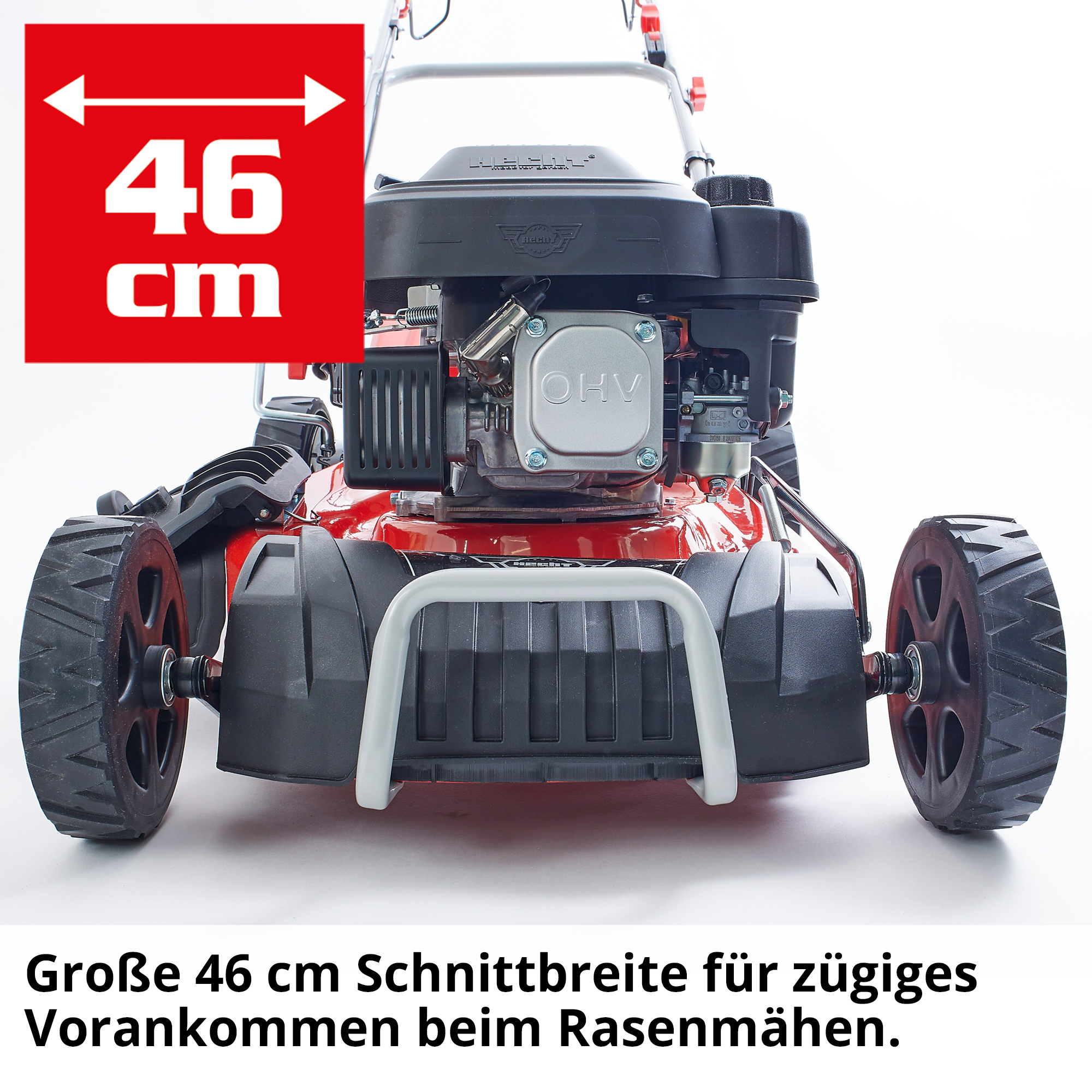Hecht Benzin-Rasenmäher 547 SXW mit 46 cm Schnittbreite 