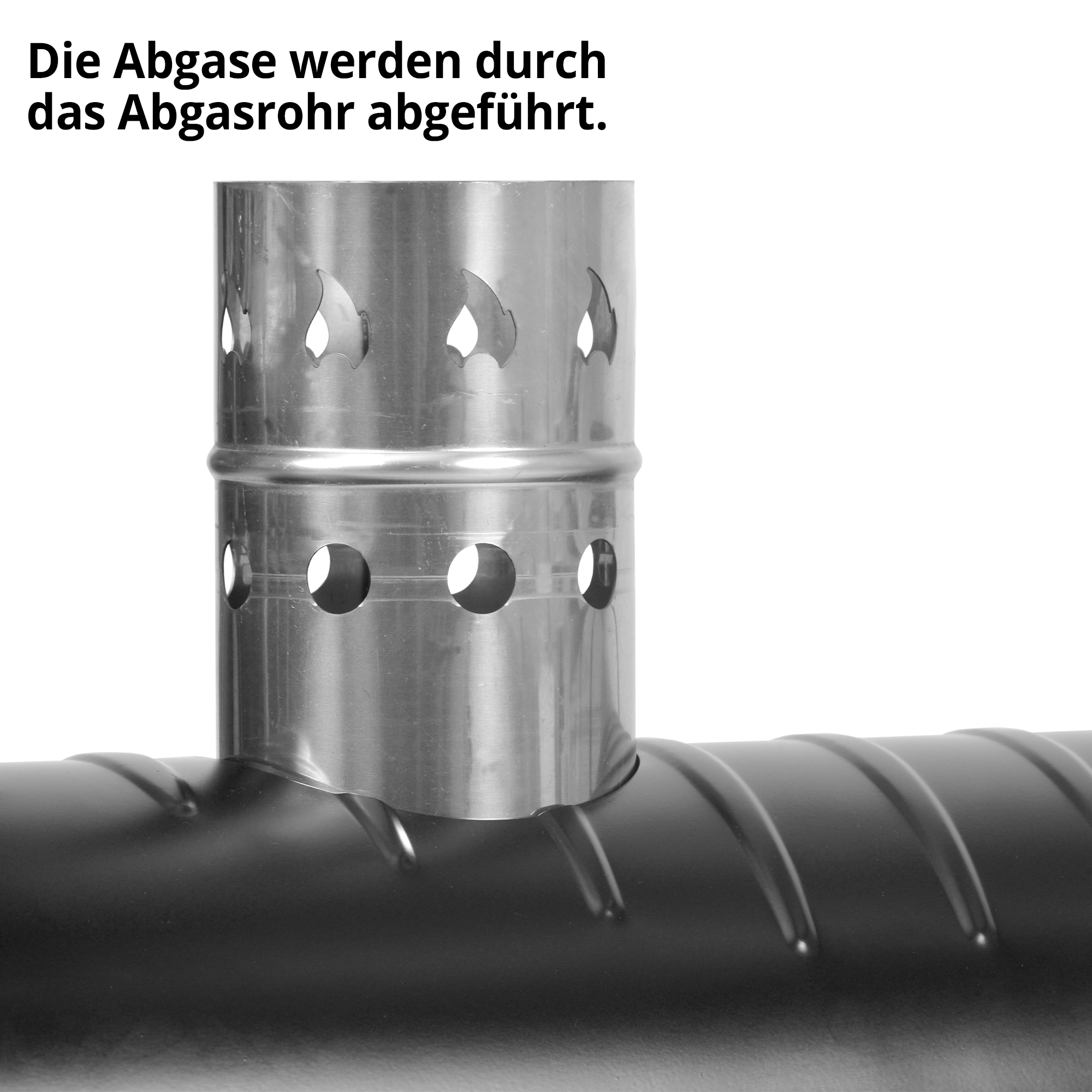 Diesel Heizkanone; Abgasrohr 