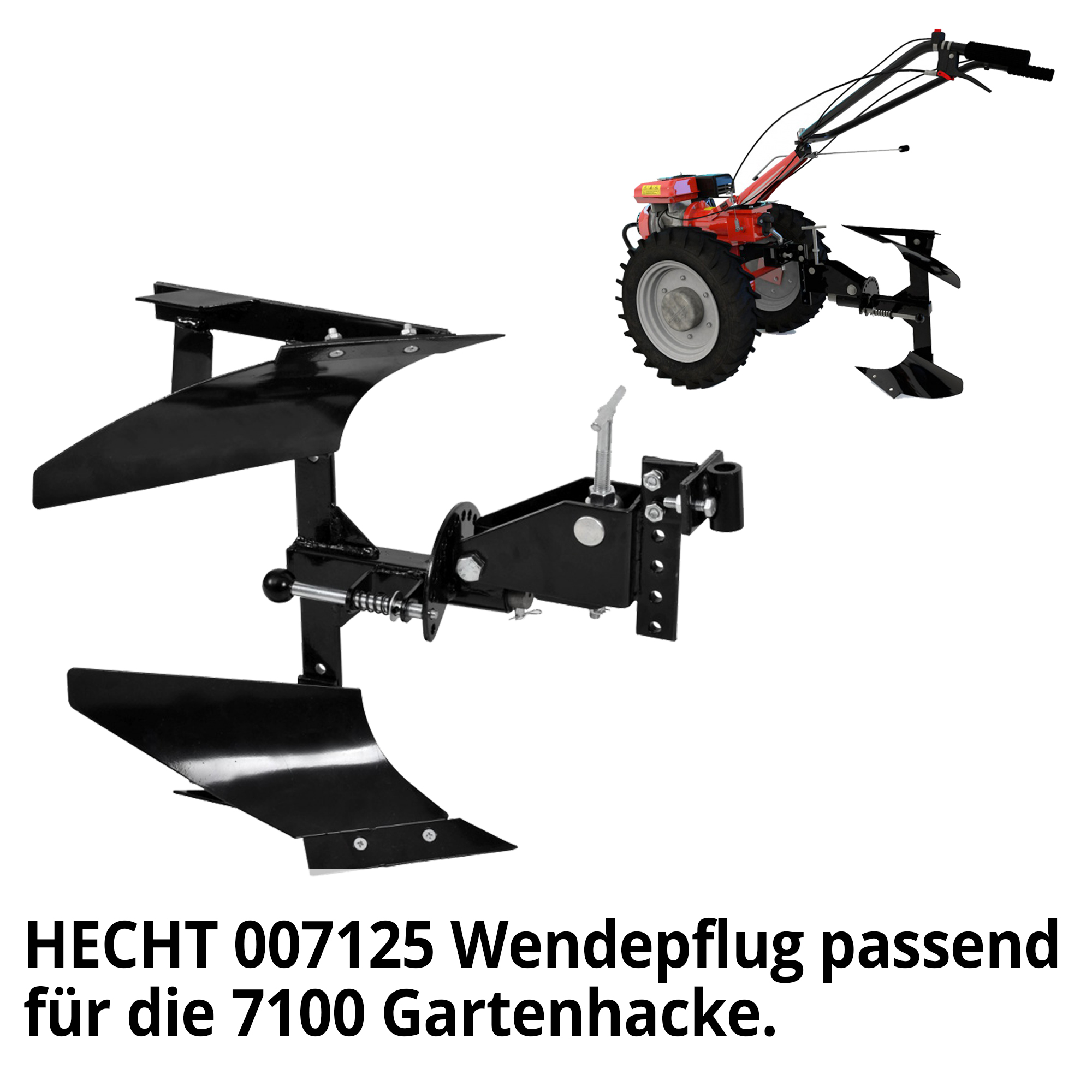 Wendepflug; Passend für die HECHT 7100 Gartenhacke