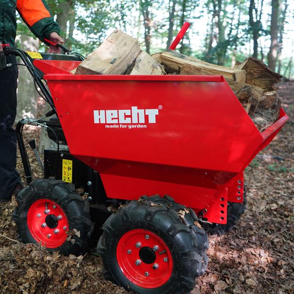Hecht Motorschubkare 2650 ideal für Holz Bauschutt und Erde 