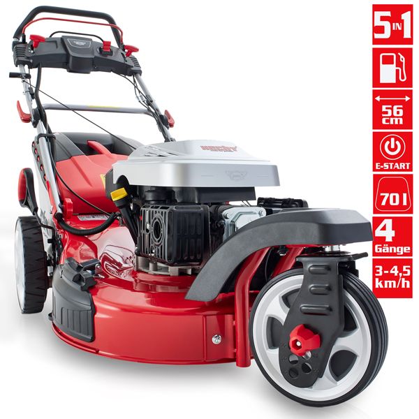 HECHT Benzin Rasenmäher 5563 SXE Premium Benzin Rasenmäher