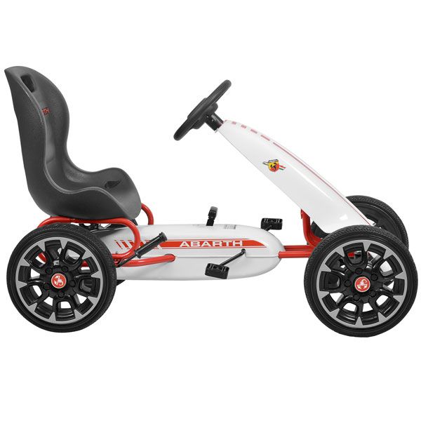 HECHT ABARTH Tretkart White Tretkart mit sportlichem Design HECHT ABARTH Tretkart White Tretkart mit sportlichem Design