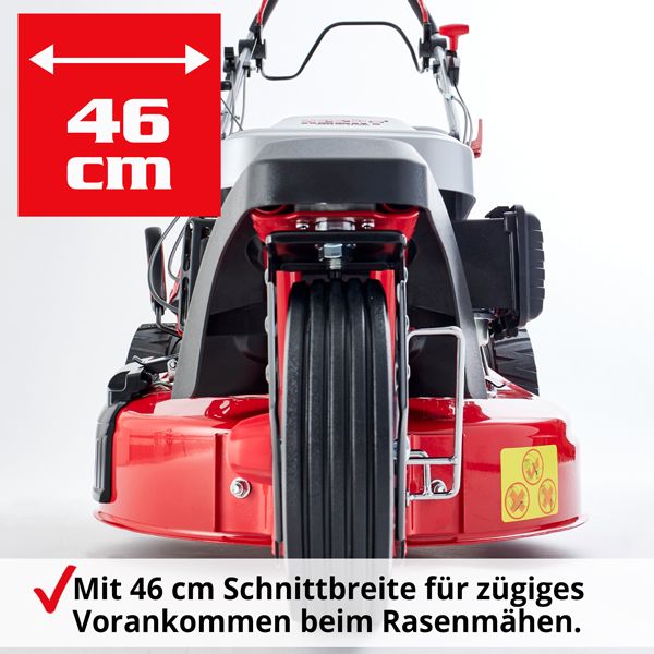 HECHT 3-Rad Benzin Rasenmäher »5483 SW« Benzin Rasenmäher mit hoher Schnittbreite