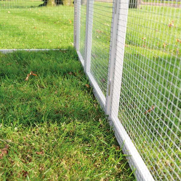 zooprinz Auslauf Rabbit Run Weiß Offener Boden zum Grasen 