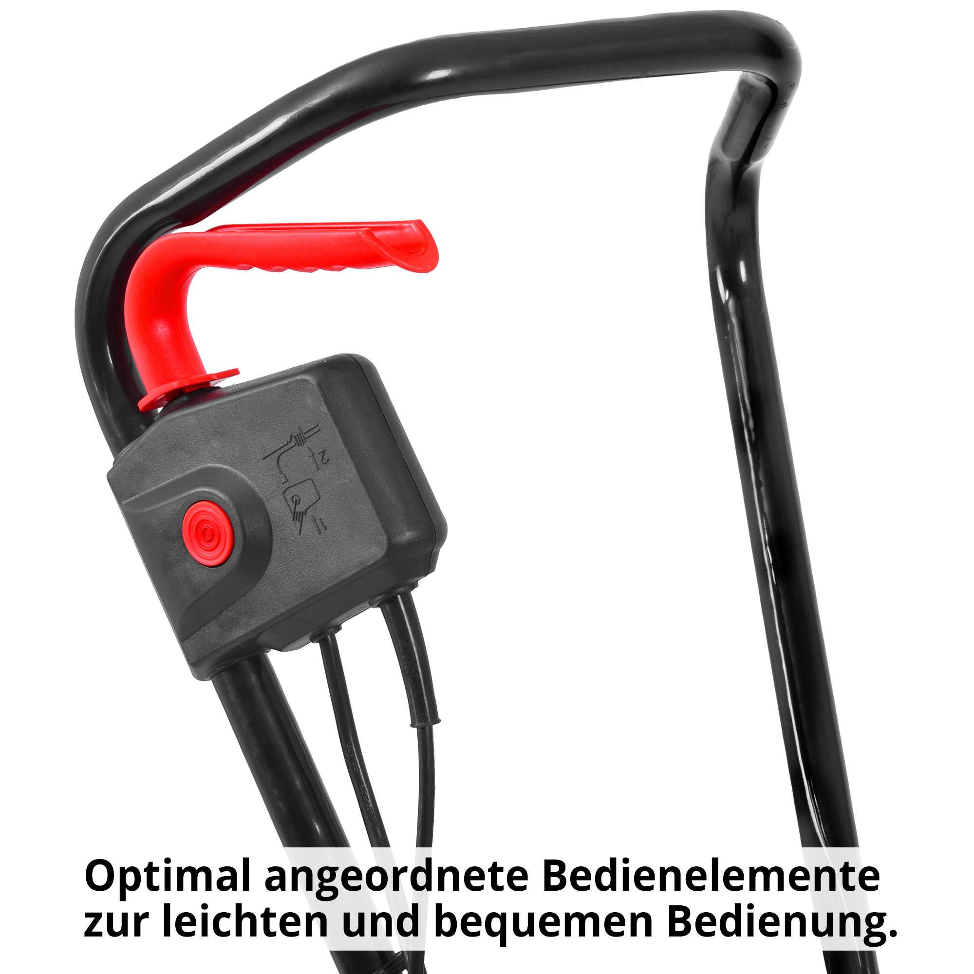 Gartenhacke; Einfache Bedienung dank optimal angeordneter Bedienelemente