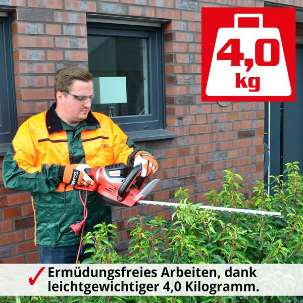 HECHT Elektro Heckenschere 611 Elektro leichte Heckenschere