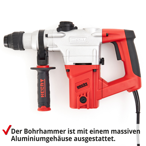 Bohrhammer; massives Aluminiumgehäuse
